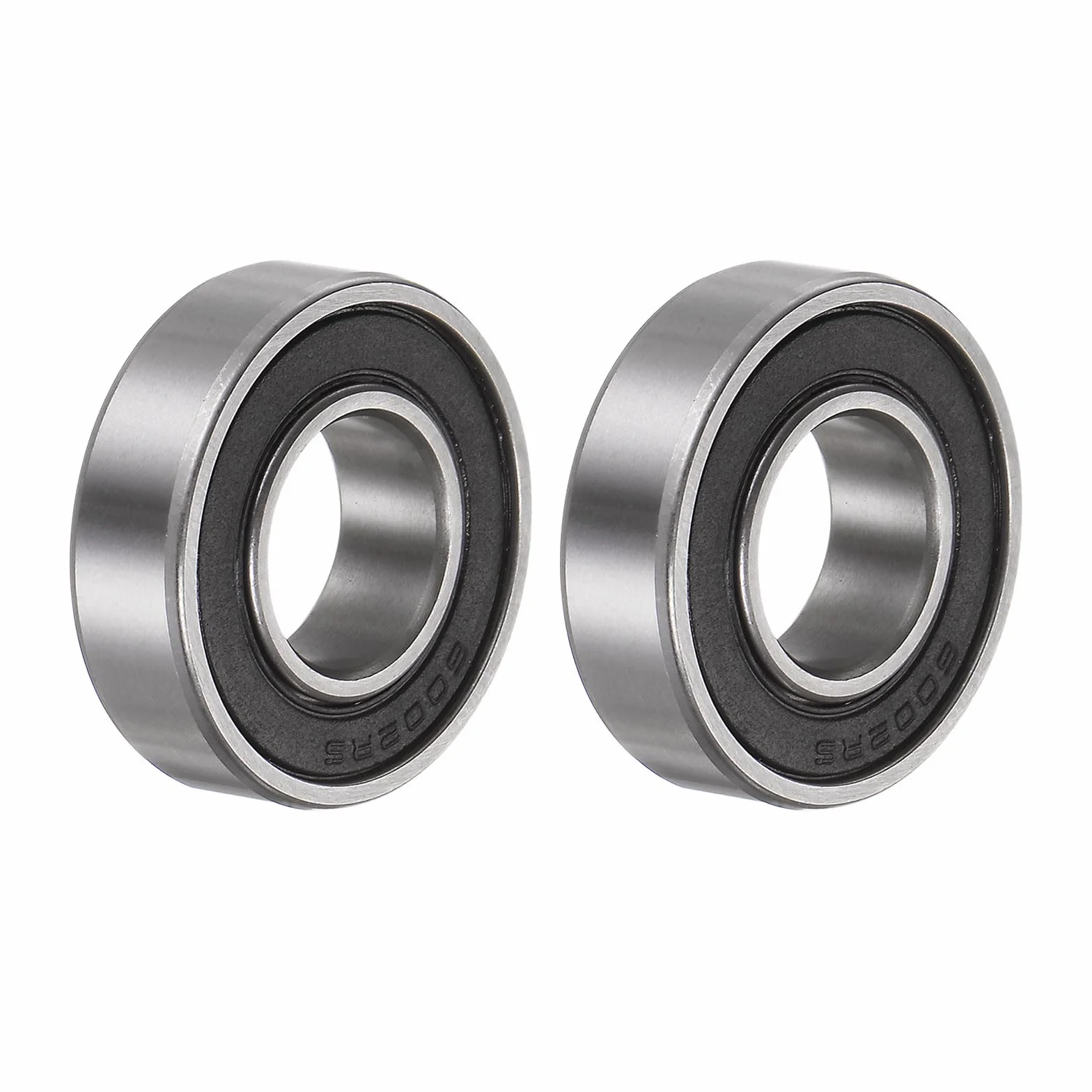 QUARKZMAN 2 szt. Łożyska kulkowe z głębokim gardłem 6002-2R, podwójnie uszczelniona stal chromowa Z2, 15 mm X 32 mm X 9 mm