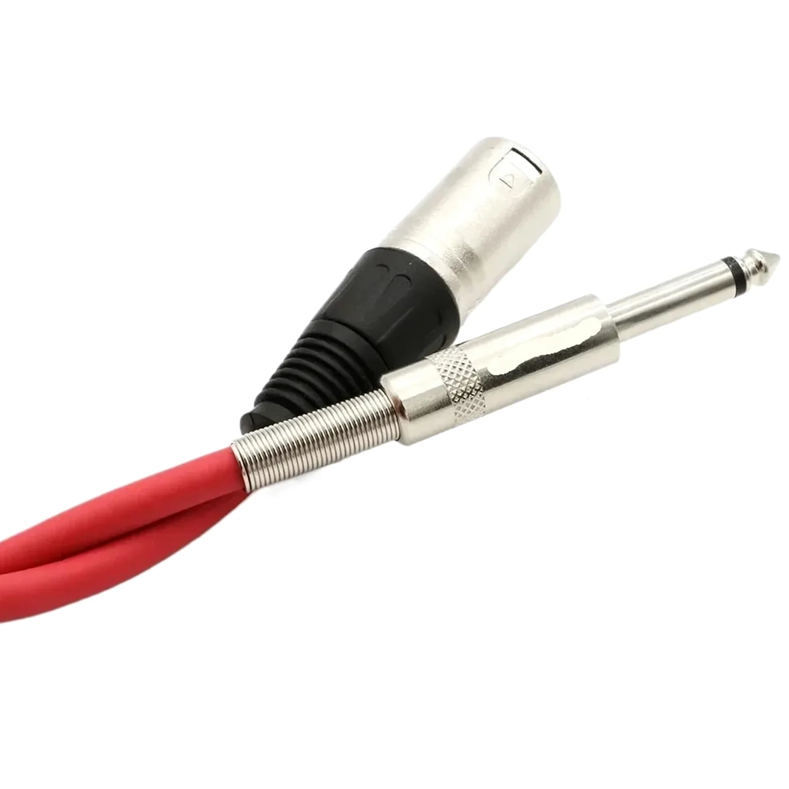 Kabel instrumentalny XLR 3-pinowy do męskiego kabla monofonicznego 6,35 mm (1/4") kabel mikrofonowy (15 m)