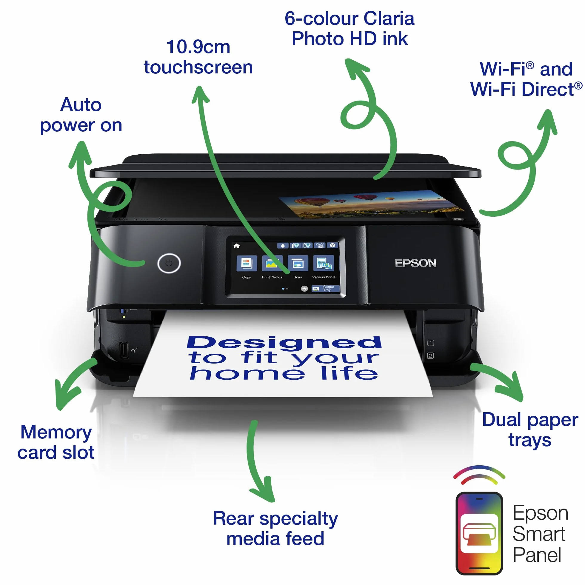 Epson - Expression Photo XP-8700 Inkjet wielofunkcyjny, Czarny