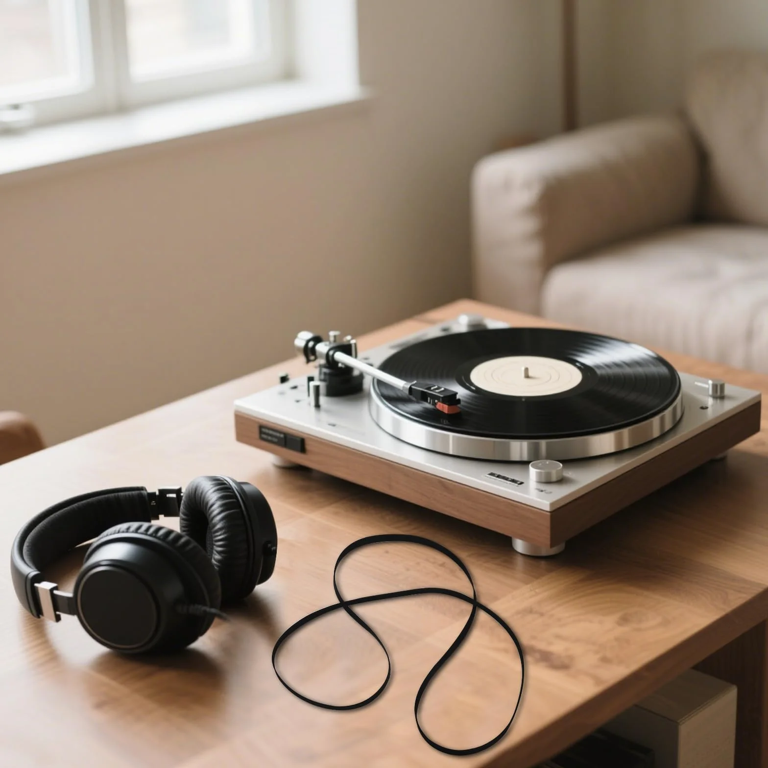 Gosknor Pasek Napędowy do Gramofonu Audio-Technica AT-PL50 & AT-LP60 Automatyczny Odtwarzacz Stereo, Wymiana Gumowego Paska Napędu dla Płynnej Rotacji Redukcji Hałasu