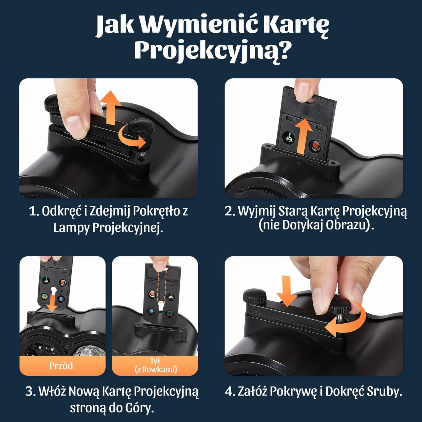 OUSFOT Projektor na Halloween, 16 Slajdów, Projektor Zewnętrzny z Pilotem, 4-Kolorowe Fale Wodne, na Halloween, Urodziny, Imprezę, Sylwestra, Prezent