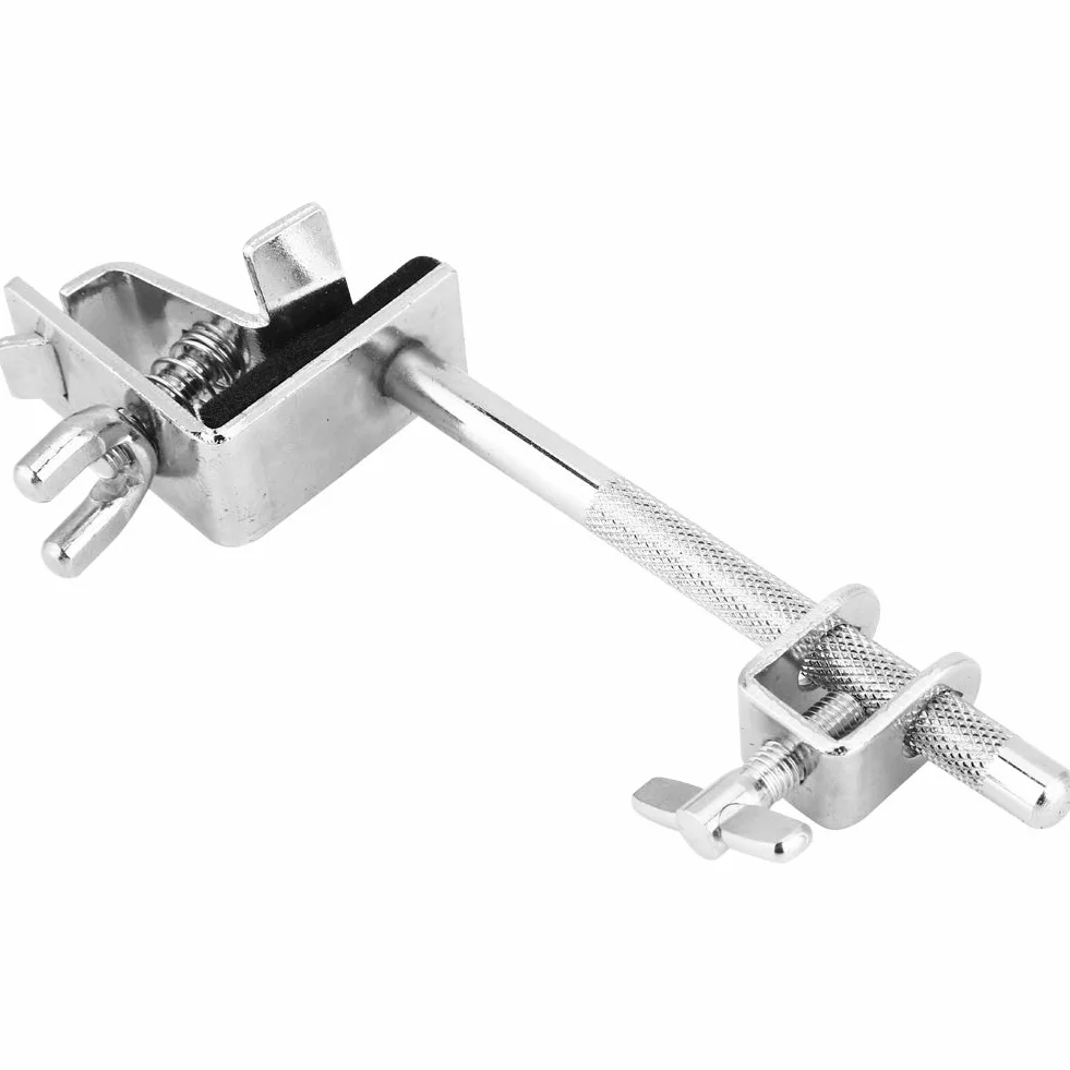 Eujgoov Cowbell Holder, Zdejmowany Standardowy Bęben Cowbell Mount Holder Jazz Drum Kit Hoop Mounted Cowbell Clamp