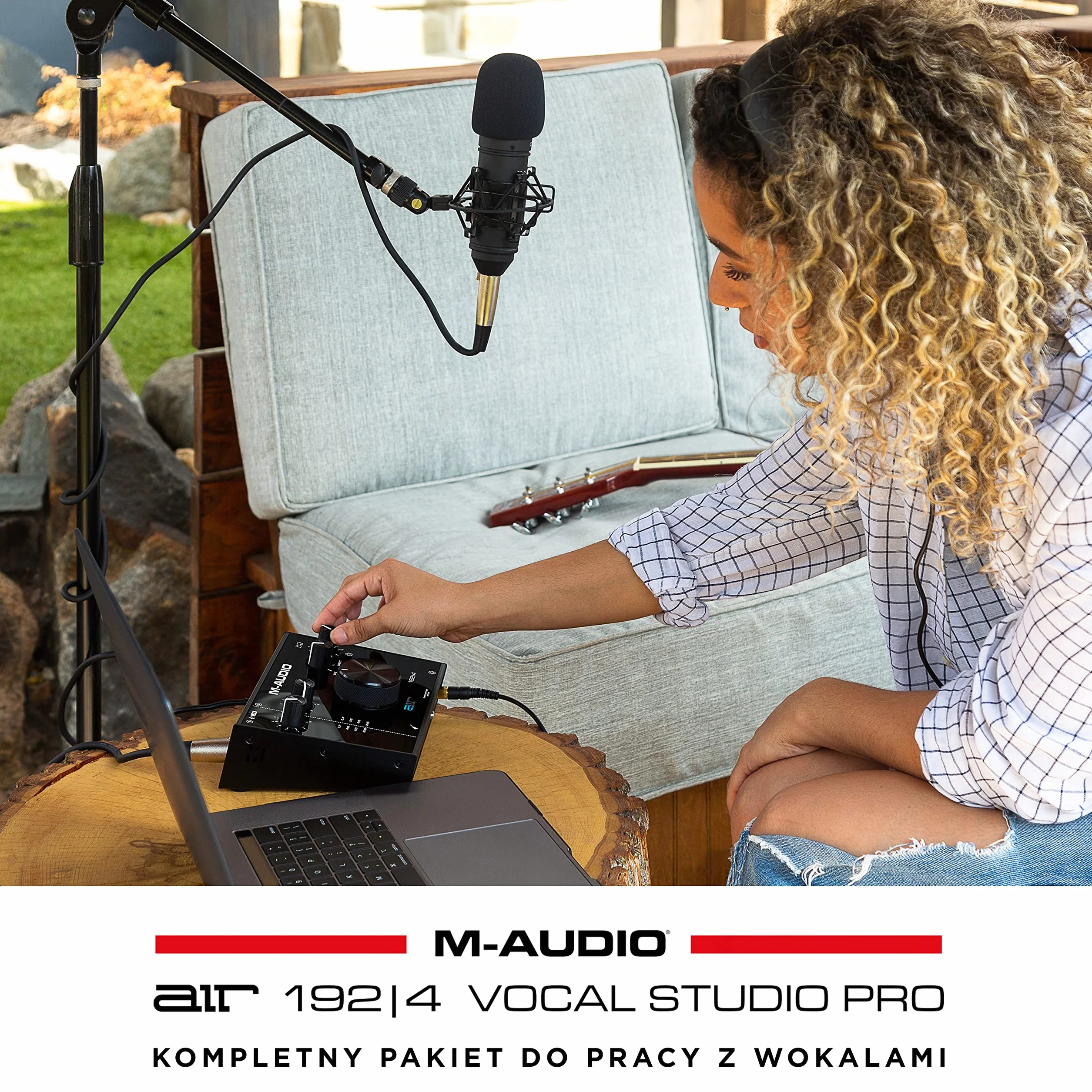 M-AUDIO AIR 192x4 Interfejs audio USB z mikrofonem pojemnościowym i słuchawkami