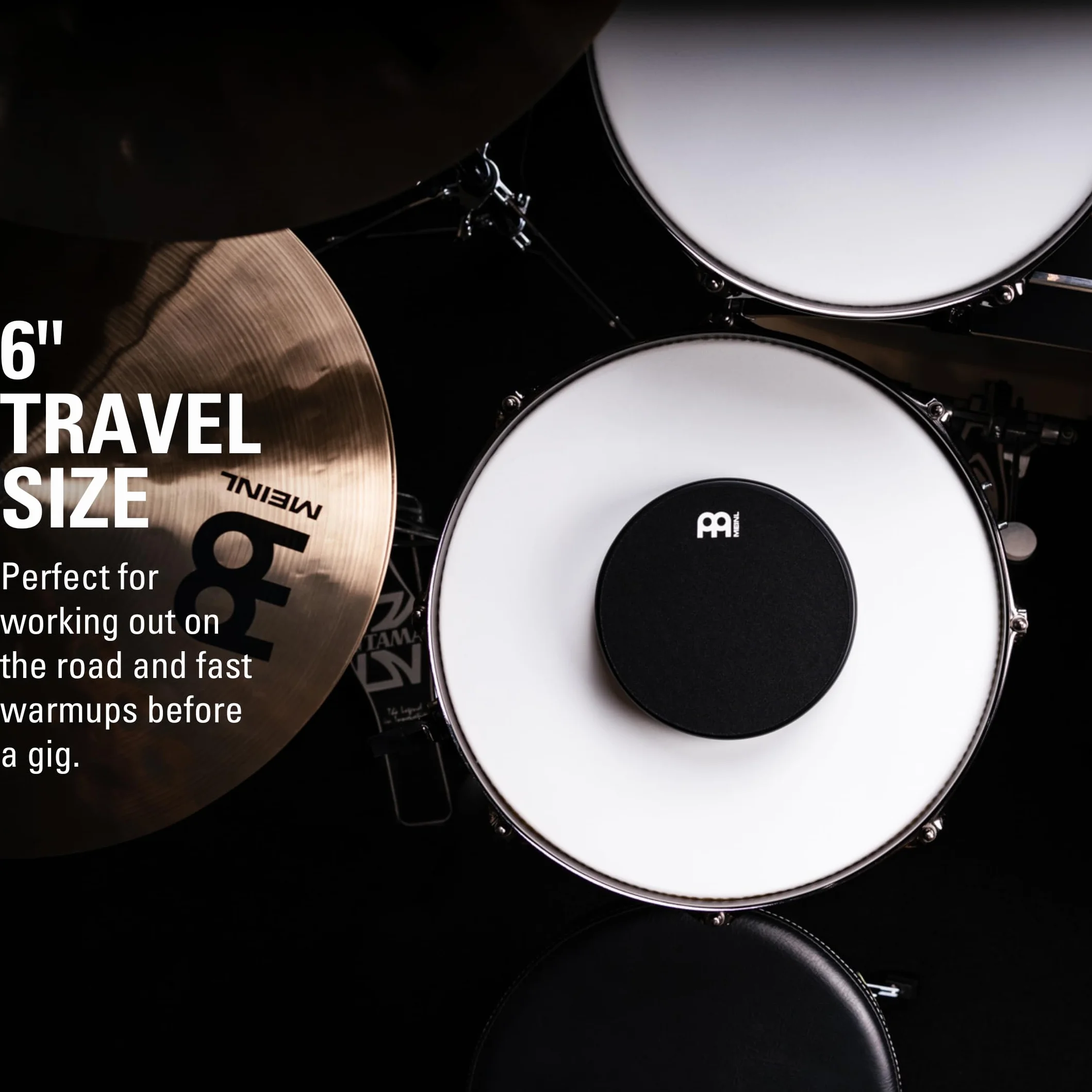Meinl 6" Marshmallow Pad Black Base
