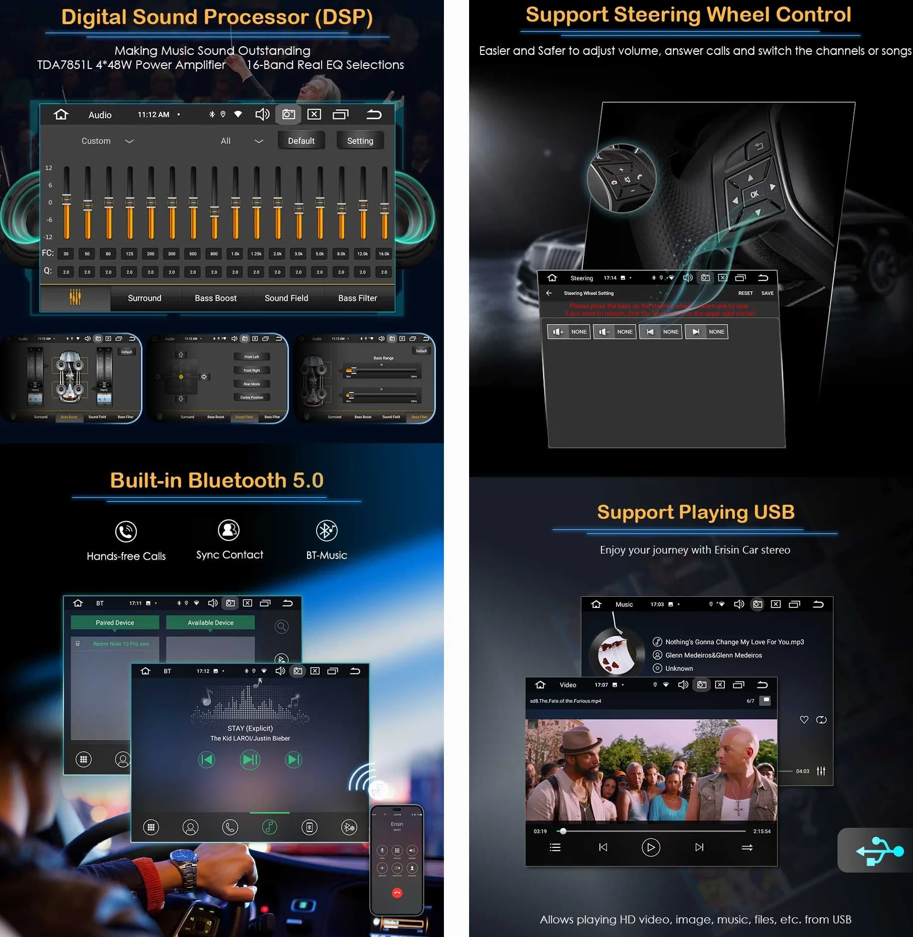 8-rdzeniowy 4 + 64 GB 8,4 cala Android 14 radio samochodowe do Porsche Cayenne 2010-2017 GPS nawigacja Carplay Auto DSP IPS OBD Bluetooth A2DP DVB-T/T2 WiFi DAB+ TPMS DVR