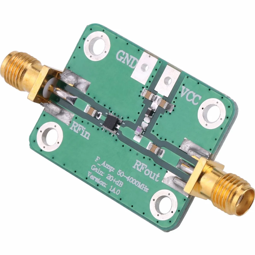 Wzmacniacz o wysokiej częstotliwości LNA do niskotonowego wzmacniacza 433 MHz-HF: 22 dB wzmacniacz szerokopasmowy oprogramowanie definiowane radio