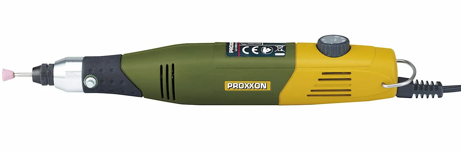 Proxxon 28510 urządzenie do wiercenia i frezowania (Micromot 50/E), Ø 35 mm, 20 000 obr./min – do stali, metalu szlachetnego, szkła, ceramiki itp.