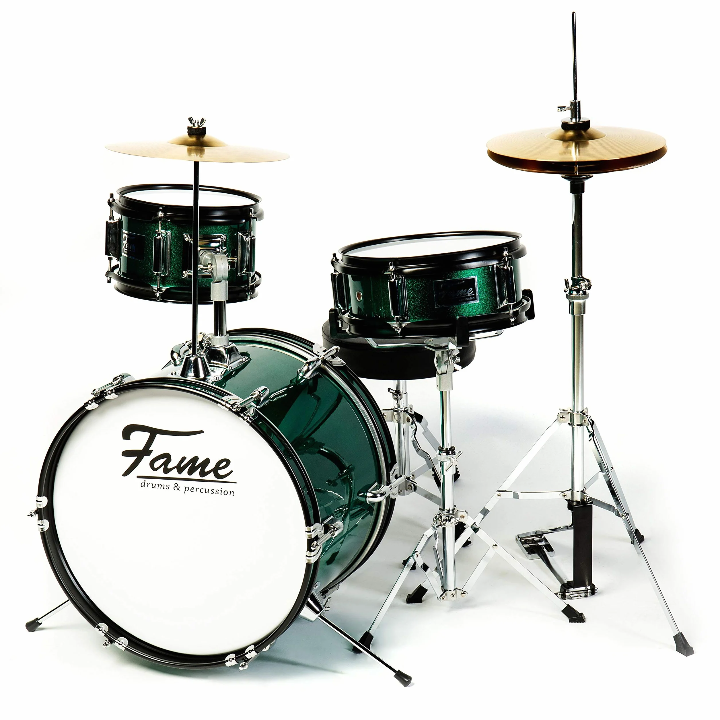 Fame JBJ1042H "Luis" 3-Piece Drum-Kit (Green) - Zestaw perkusyjny