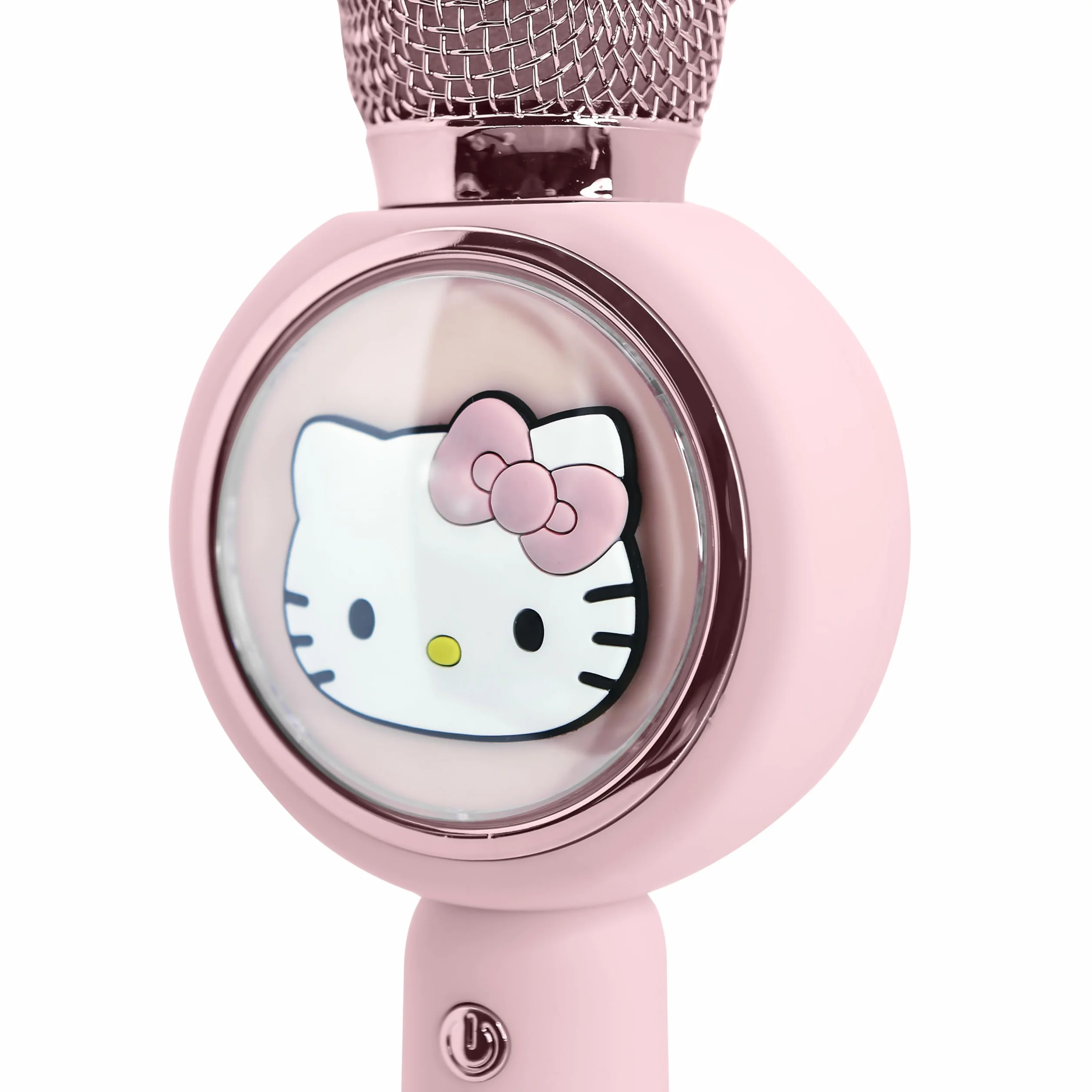 Hello Kitty mikrofon do karaoke z bezprzewodowym głośnikiem i diodami LED