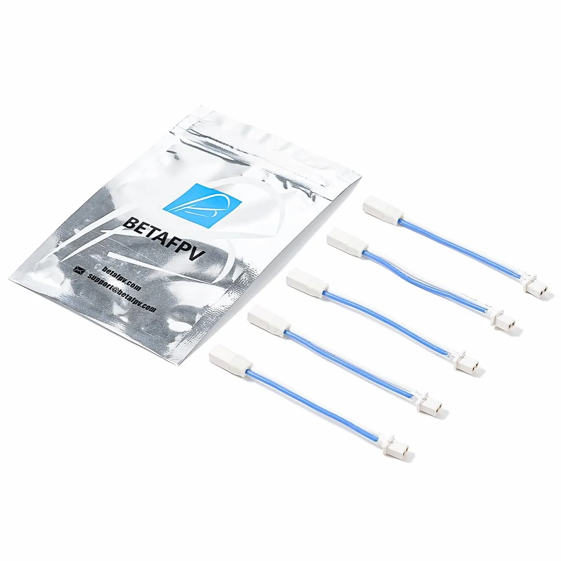 BETAFPV 5 sztuk ekskluzywnych mebli Aquila16, adapter wtyczkowy BT2.0 z gniazdem 55 mm, złącze 22 AWG BT2.0, kompatybilne z ekskluzywnym akumulatorem Aquila16, bezproblemowe ładowanie za pomocą 6