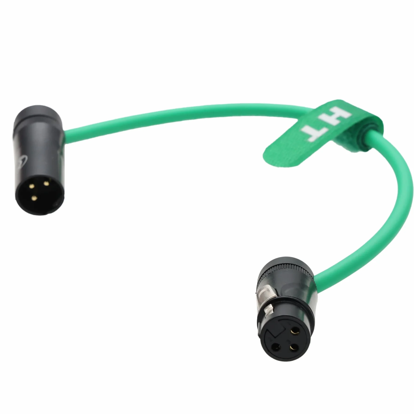 HangTon Kabel audio do rejestratora, mikserów, mikrofonów, głośników urządzeń dźwiękowych Mixpre 10 II Zoom F8n Zaxcom Sony Canon Camera, wtyczka XLR 3-pinowa na gniazdo, niskoprofilowy prostokątny