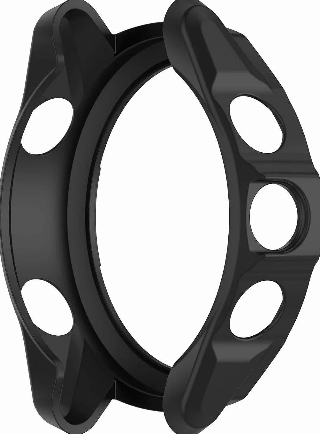 Etui do zegarka Garmin Forerunner 570 42 mm/47 mm, elastyczna osłona ekranu z tworzywa TPU, odporne na zarysowania (czarne, Garmin Forerunner 570 47 mm)