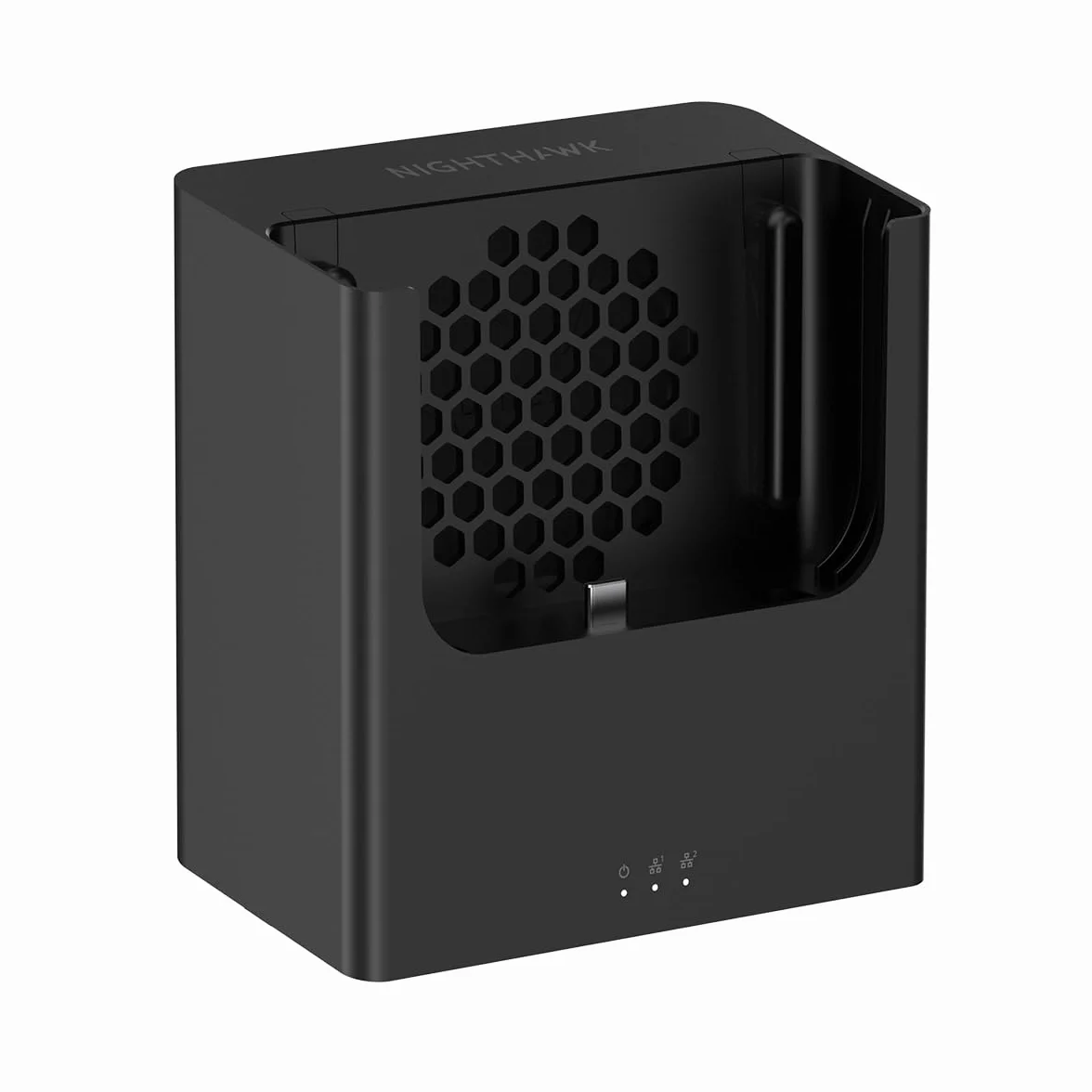 NETGEAR Nighthawk Stacja dokująca, 2-Port Gigabit Ethernet (MD200) – zasilanie i połączenia przewodowe dla : Nighthawk M7 Ultra lub Pro, M7, M6 Pro, M6 lub M3