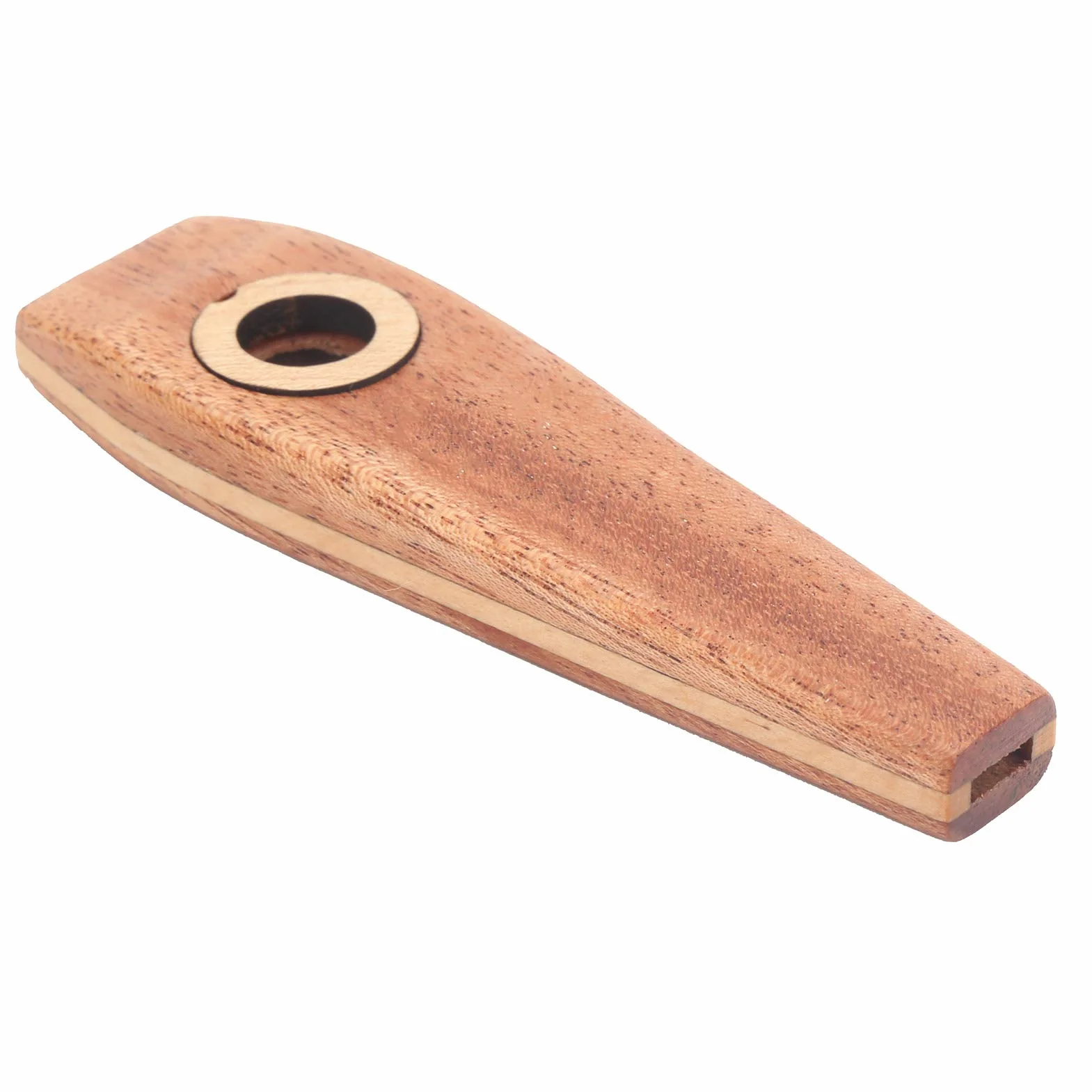Drewniany kazoo, piękny duży drewniany flet kazoo, przydatny dla miłośników muzyki w klubie muzycznym dla początkujących do występów na świeżym powietrzu