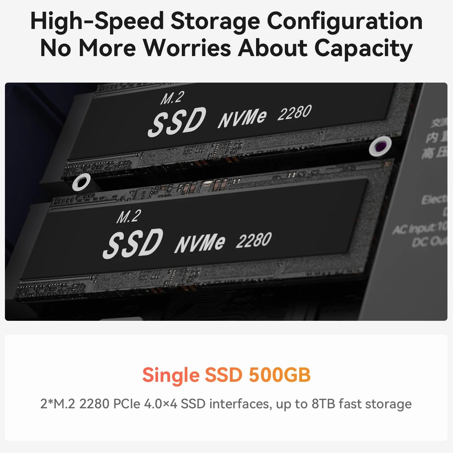Beelink AMD Mini PC, Ryzen 5 6600U(6C/12T do 4,5Ghz), EQR6 Mini Computer 24GB DDR5 500GB M.2 PCIe4.0 SSD, 4K Dual Display, Dual HDMI, Dual 2.5G LAN, WiFi6, BT5.2