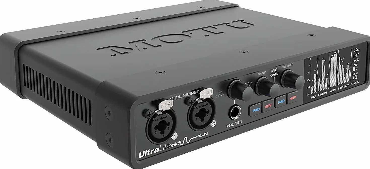 MOTU UltraLite MK5 interfejs audio USB, 18 wejść, 22 wyjścia