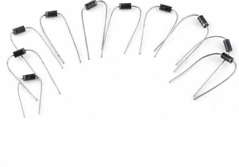 100 stücke 10 Werte Gleichrichter Diode Sortiment Elektronische Kit 1N4001~1N4007 1N5817~1N5819 für Profis Enthusiasten Mit Aufbewahrungsbox