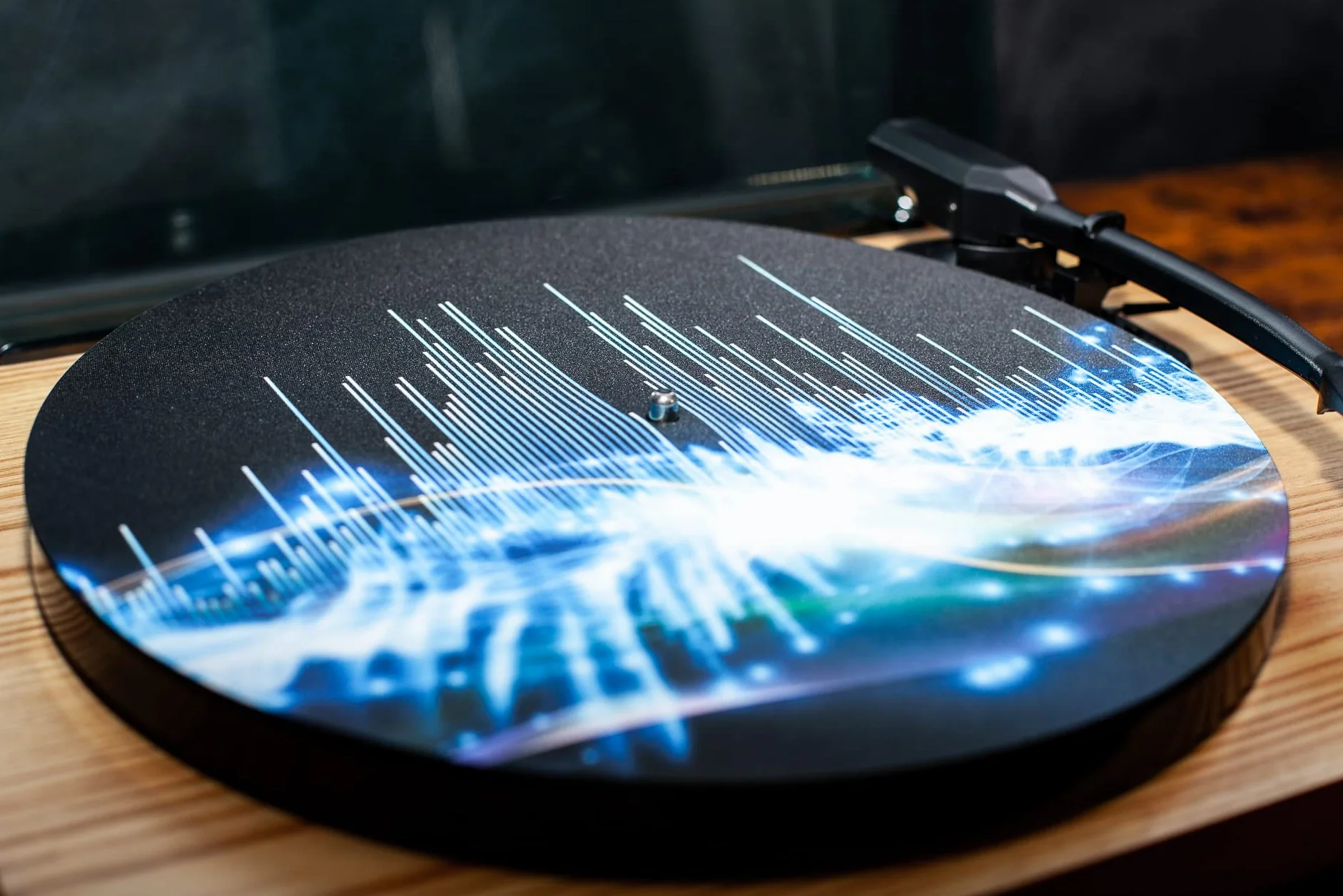 Slipmat - mata do gramofonu z gumy Waves of Sound - mata do gramofonu 30,5 cm (12')