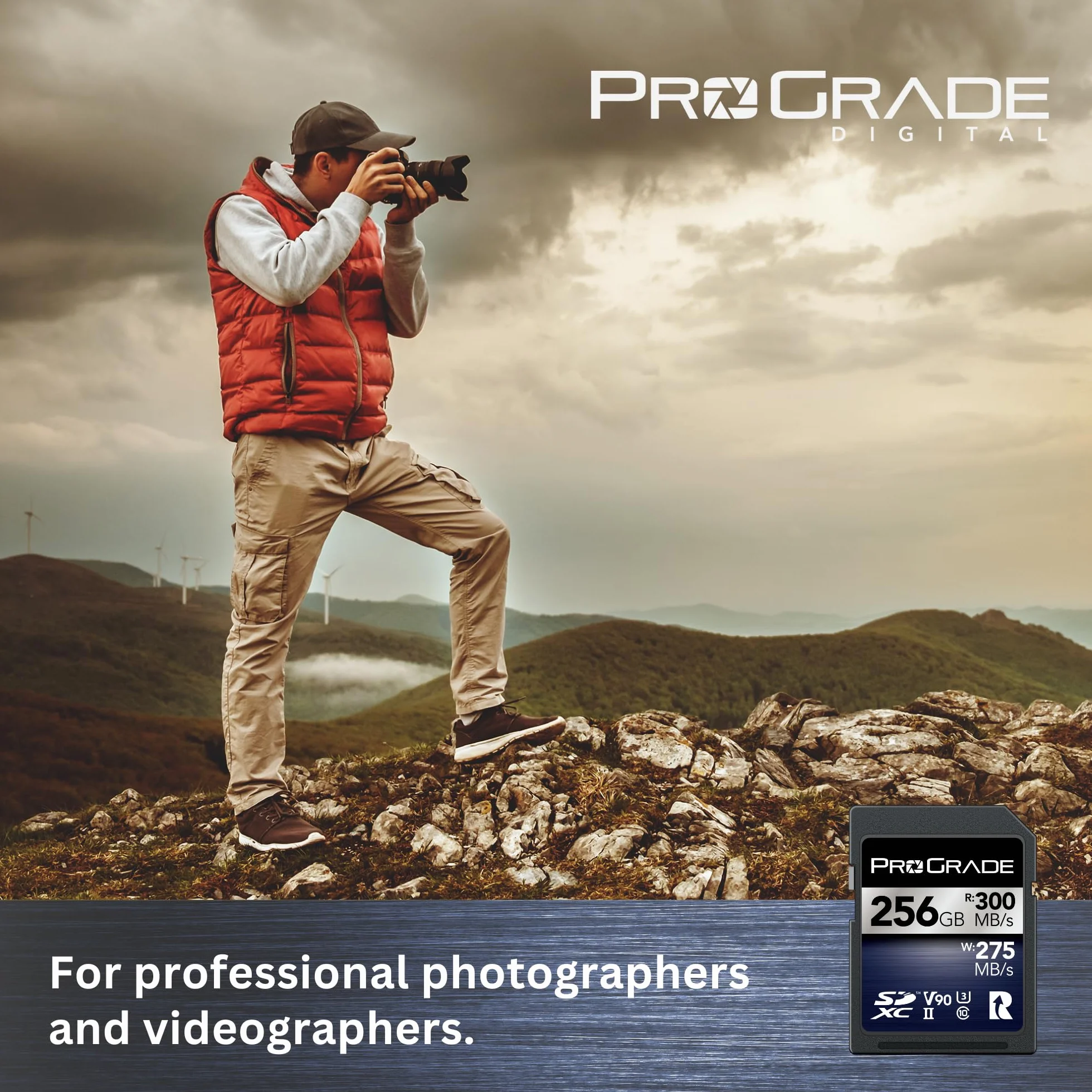 Karta pamięci ProGrade Digital SDXC UHS-II V90 Iridium (256GB)