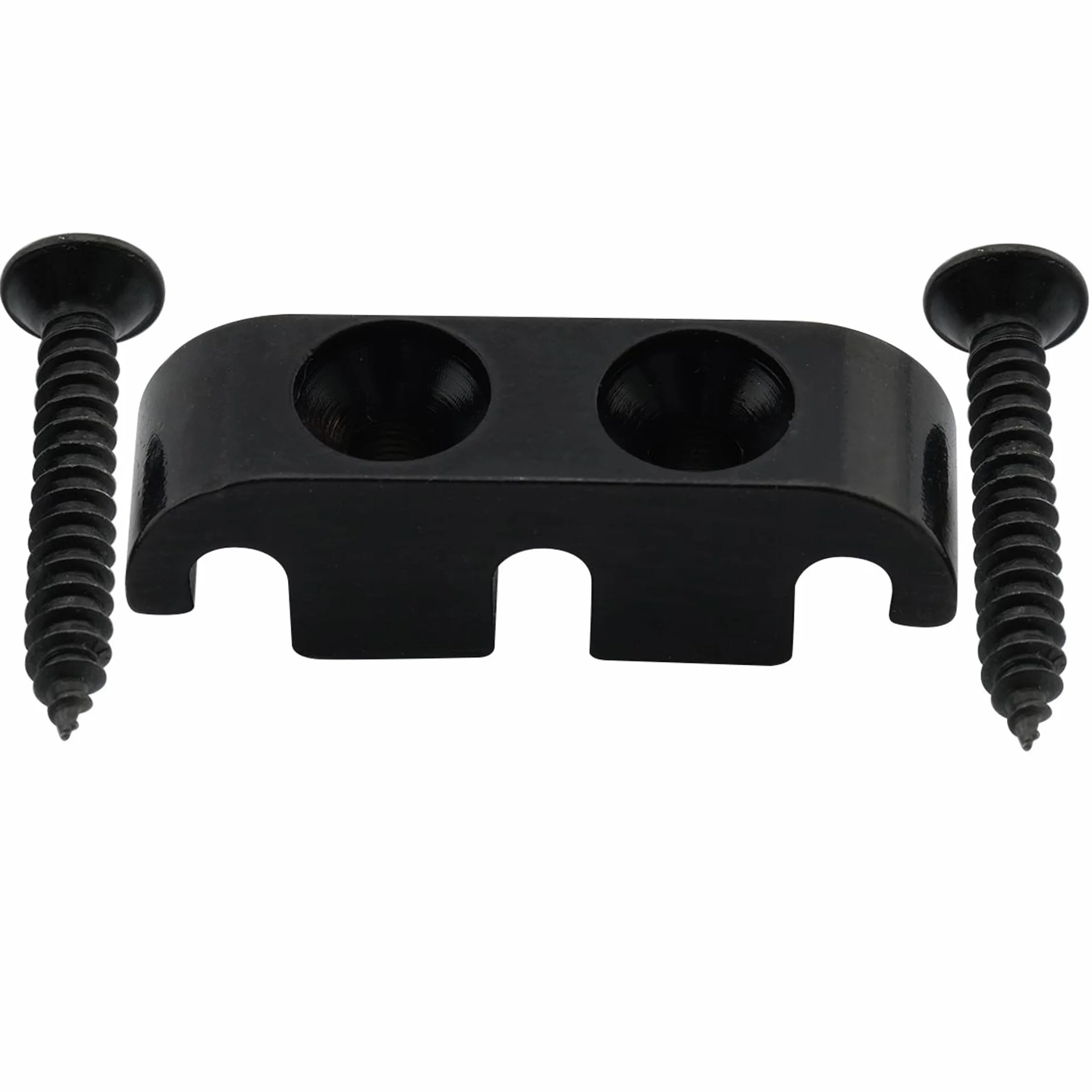 Musiclily Pro 25mm Mosiądz Docisk Strun Basu do 5 Strunowego Gitary Basowej, Czarny