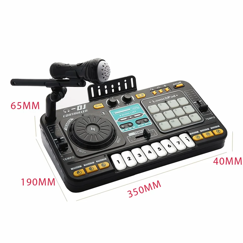 Mikser DJ dla dzieci z odtwarzaczem płyt i Bluetooth