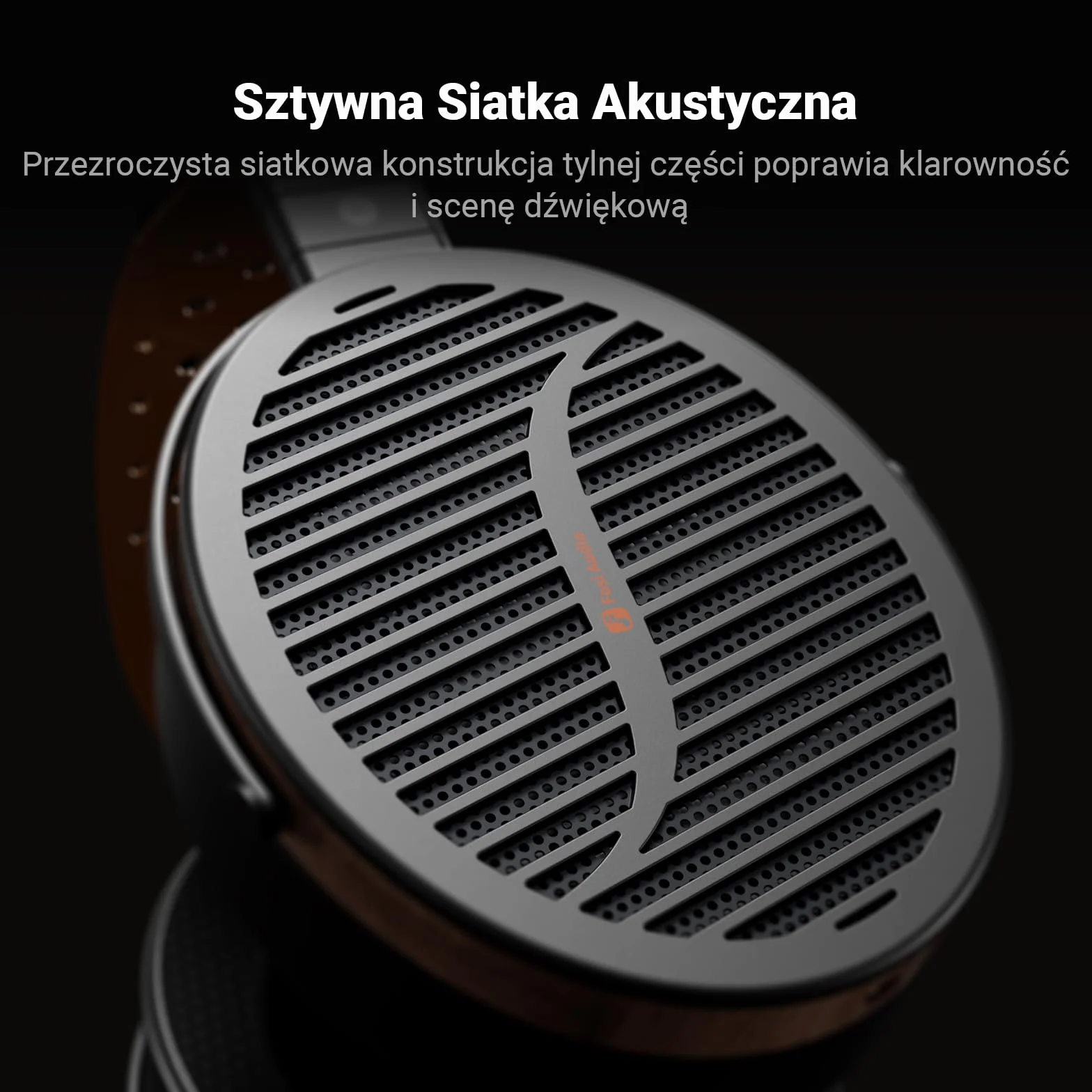 Fosi Audio i5 Słuchawki Planarne Magnetyczne Otwarte 97mm CNC Metal Drewno Orzechowe Przewodowe Studyjne