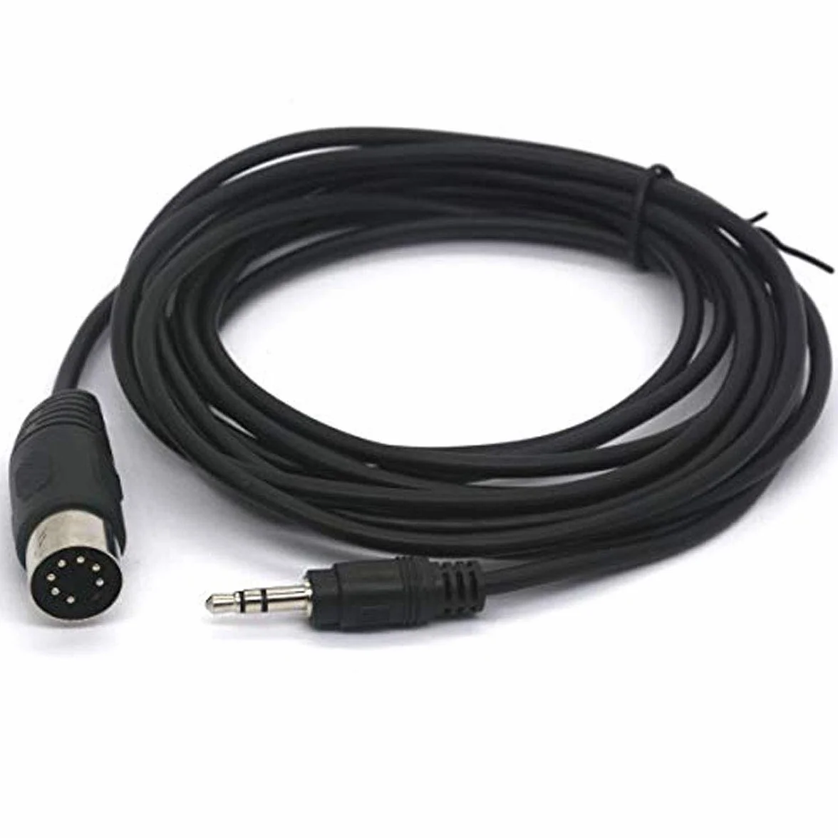 7-pinowy kabel DIN, męski na 3,5 mm 1/8" męski adapter audio kabel do Bang & Olufsen B&O, Naim, Quad systemy stereo (1,5 metra)