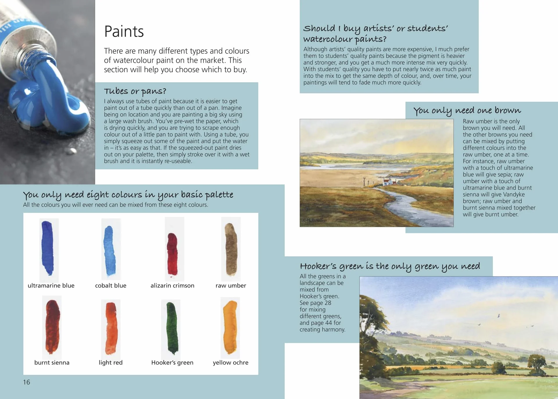 Charles Evans' Pocket Book for Watercolour Artists: Over 100 Essential Tips to Improve Your Painting