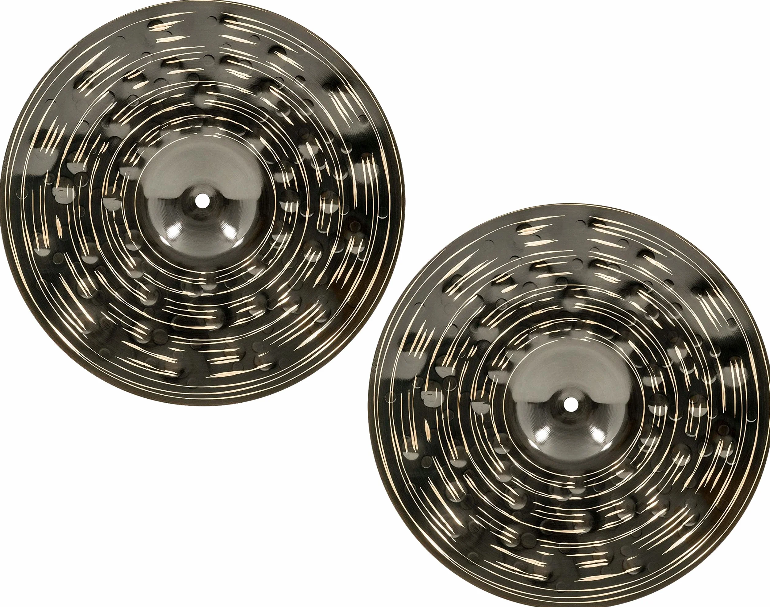Meinl Cymbals CC14DAH ciemne klasyki niestandardowe 14 cali (35,6 cm) talerze Hi-Hat (para)