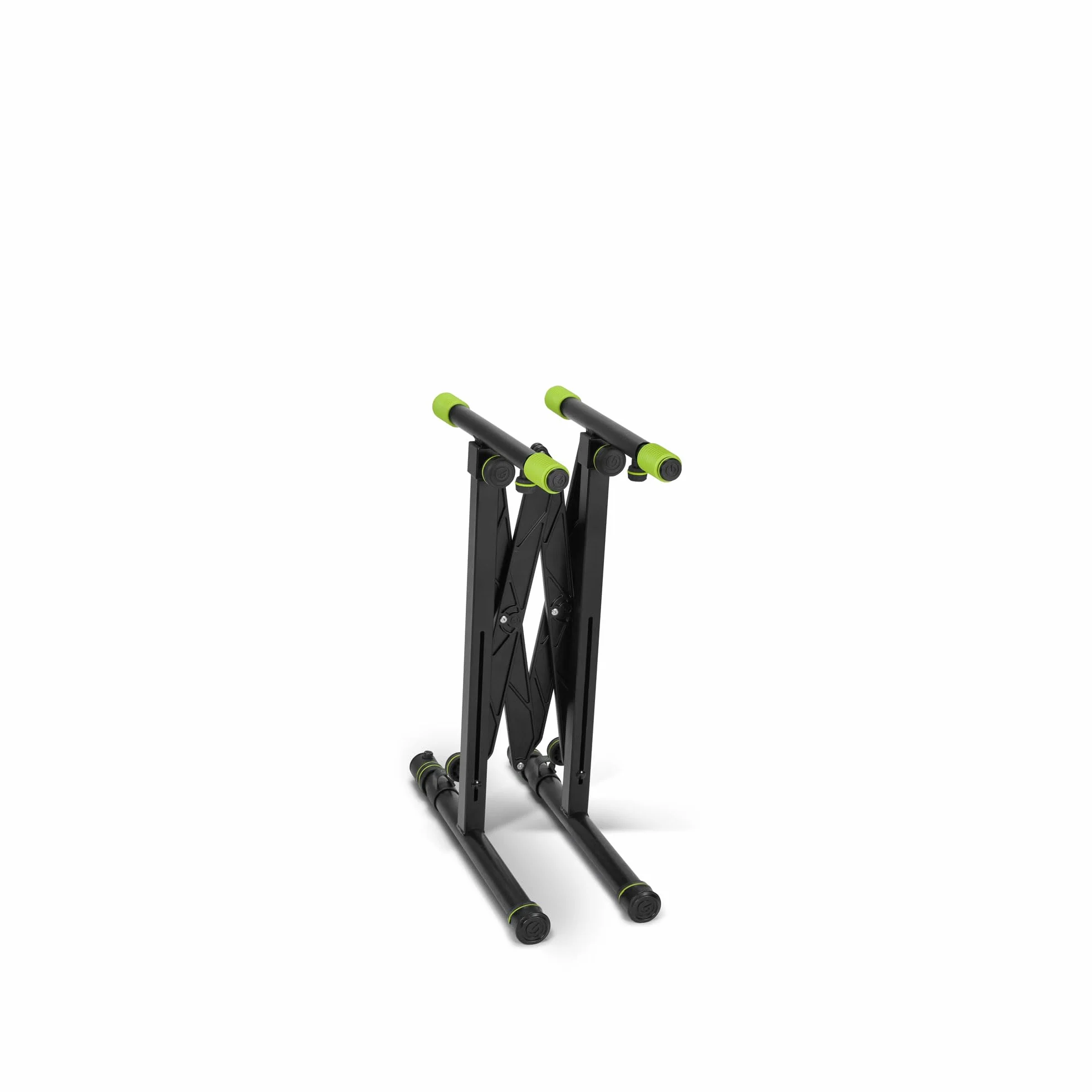 Gravity KS AKS 01 B składany stojak na keyboard z mechanizmem nożycowym, obciążenie do 50 kg, czarny