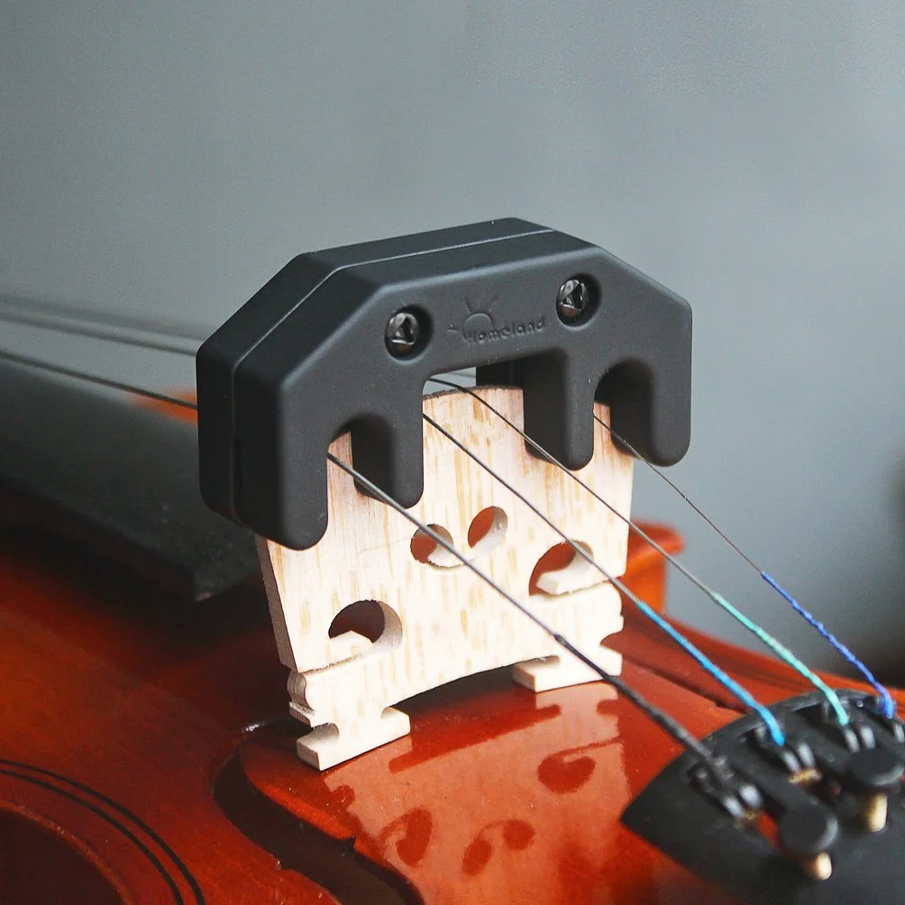 Alnicov Violin Viola Praktyka Tłumik ze stopu cynkowego Fiddle Profesjonalna praktyka do skrzypiec elektrycznych akustycznych 3/4 4/4, części skrzypcowe, kolor czarny