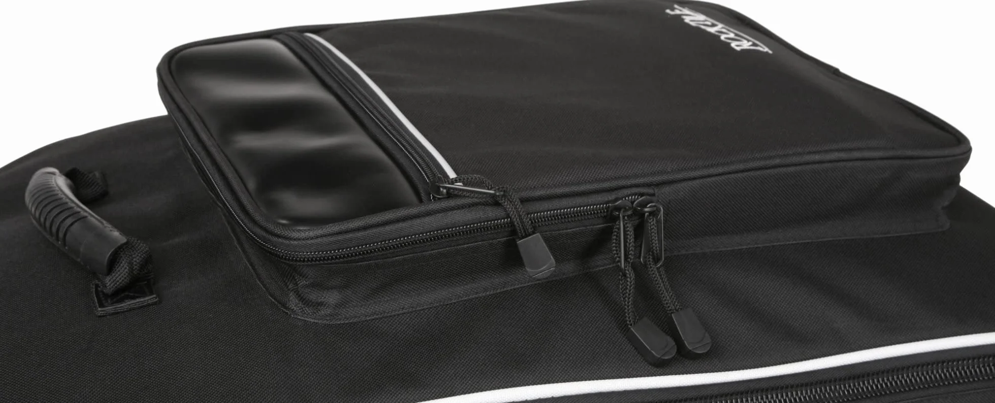 ROCKTILE Torba na gitarę elektryczną (Gigbag na gitarę elektryczną, wyściełana z zestawem plecakowym, duża kieszeń zewnętrzna), czarna