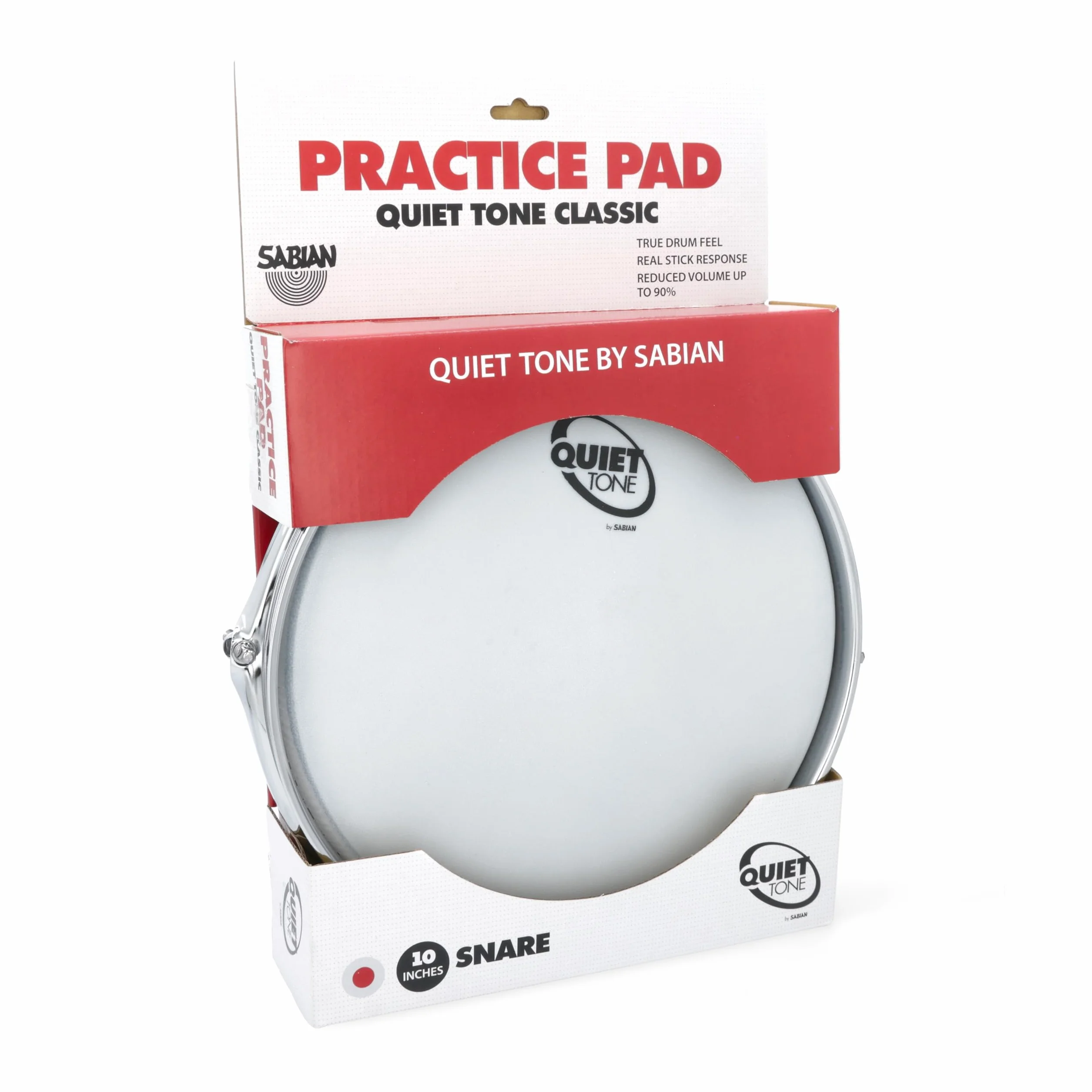 Quiet Tone QT14DCL Classic Snare Drum Pad, 35 cm