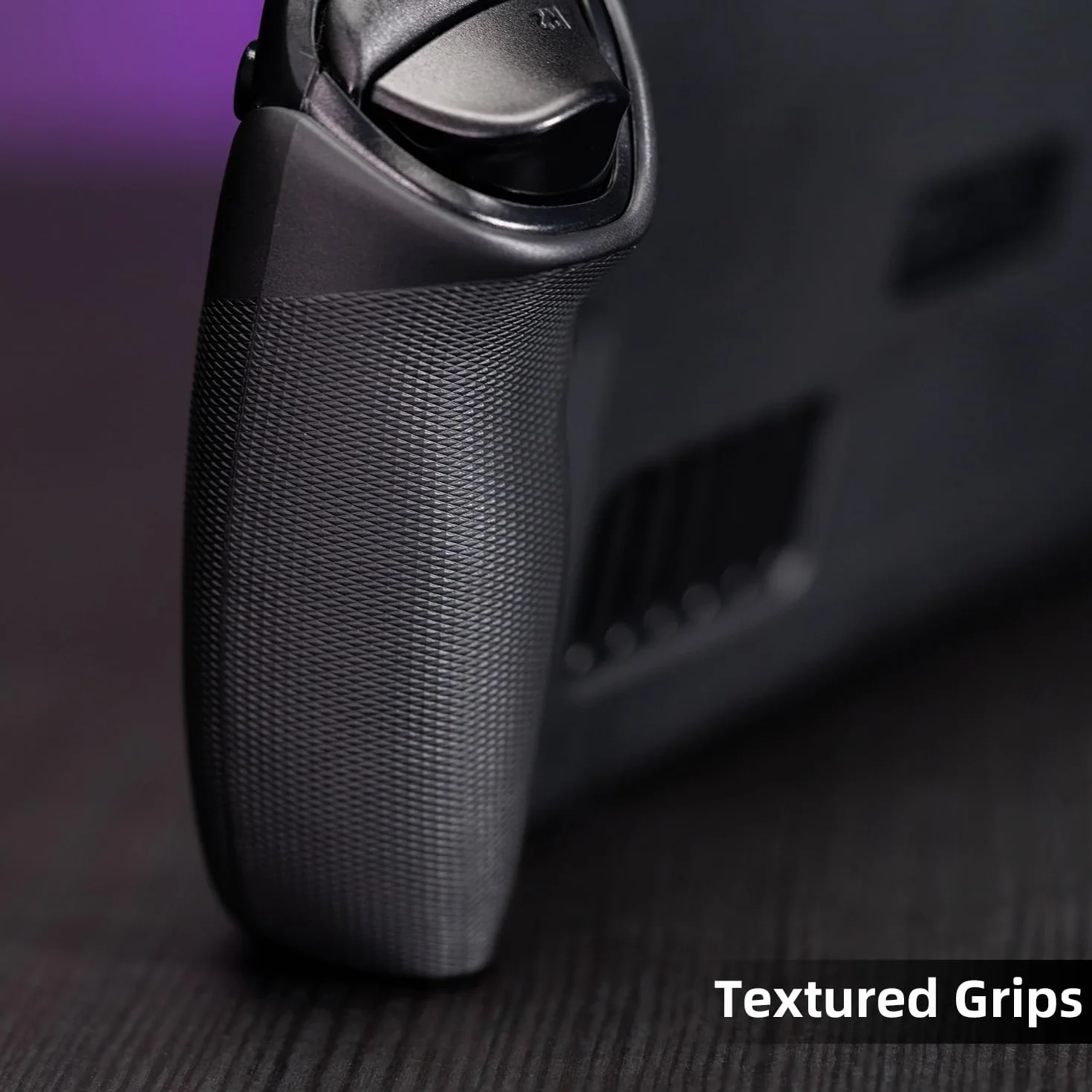 Skull & Co. GripCase SD Bundle for Steam Deck/OLED: A Soft Protective Case with Textured Grips Full Protection and Stand, Absorption Non-Slip and Anti-Scratch Cover Design (with Carrying Case)