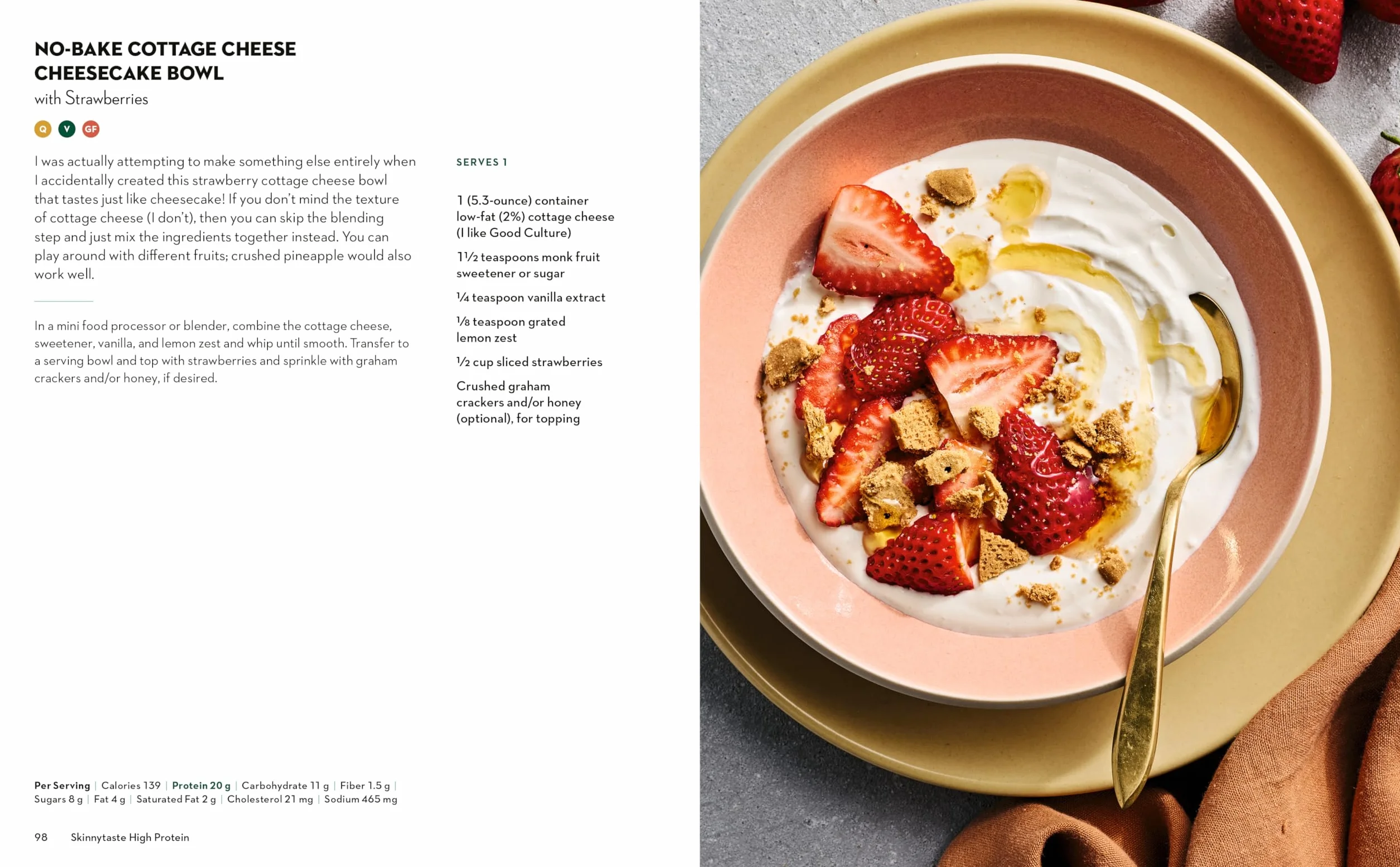 Skinnytaste High Protein: 100 Healthy, Simple Recipes to Fuel Your Day: A Cookbook