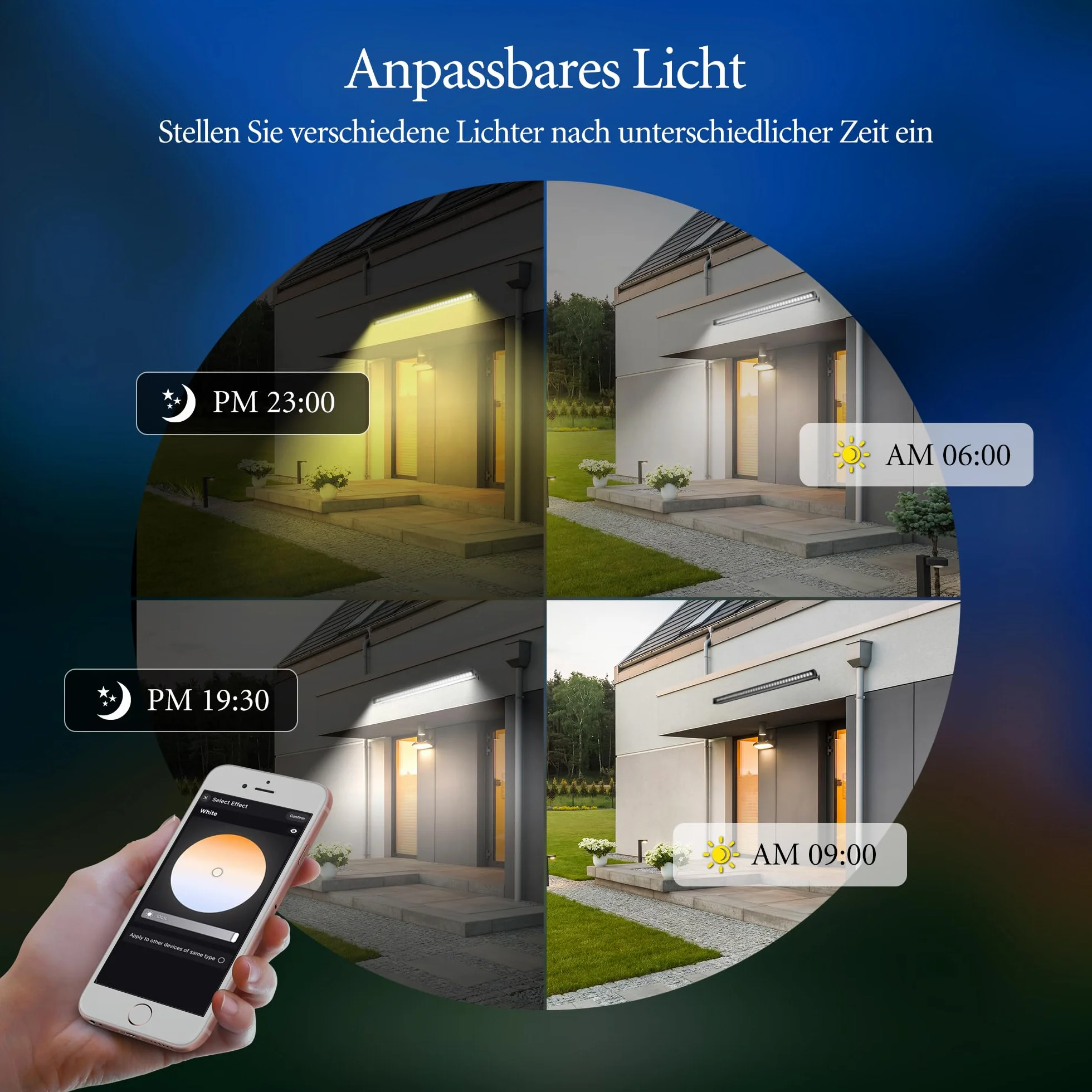 Oświetlenie punktowe RGB LED, 90 W RGB Wallwasher with Remote Control and Bluetooth, 16 milionów kolorów, 12 trybów, wodoszczelność IP66, możliwość ściemniania, oświetlenie imprezowe, bar do