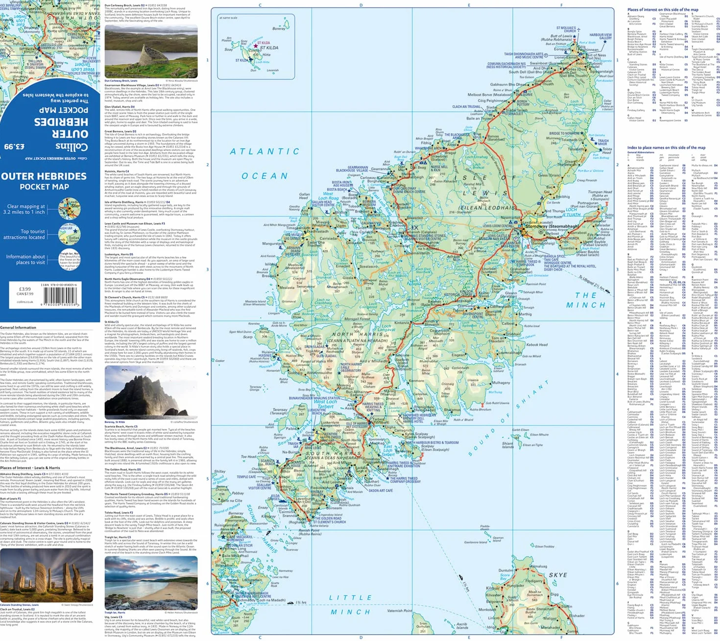 Outer Hebrides Pocket Map: The perfect way to explore the Western Isles