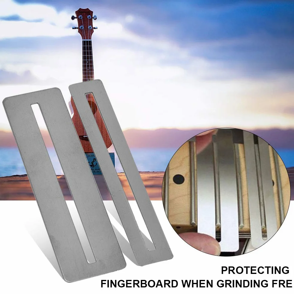 Gitara Fret File Fingerboard Ochraniacze Zestaw Fret Leveling Tool Kit Konserwacja Akcesoria dla Miłośników Gitary