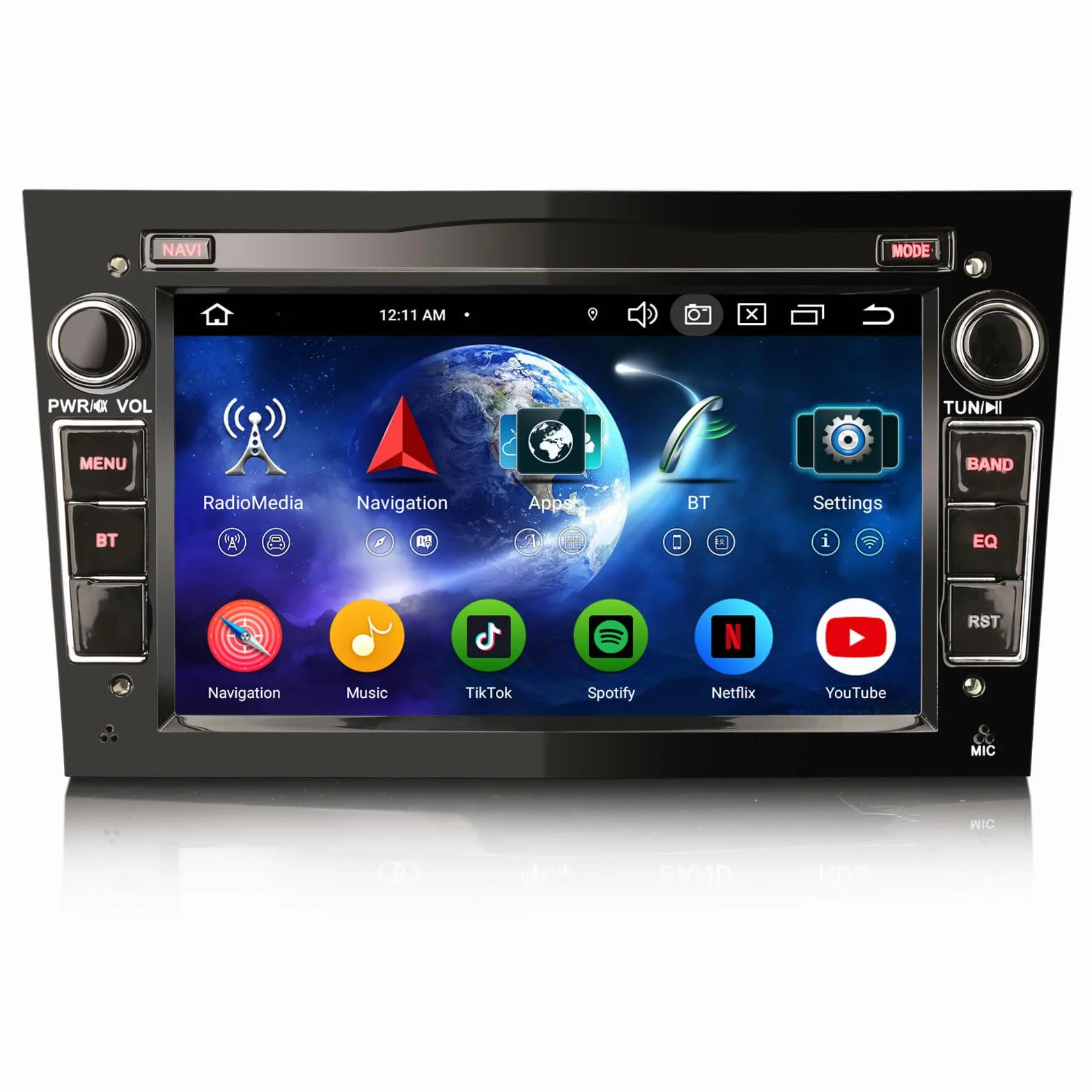 Erisin Radio samochodowe z systemem Android 14, Bluetooth GPS, nawigacja do Opel Antara, Astra Corsa C/D, Vectra Meriva, Signum, Vivaro, Zafira, Combo 7 cali, IPS Wireless CarPlay Android Auto DAB+