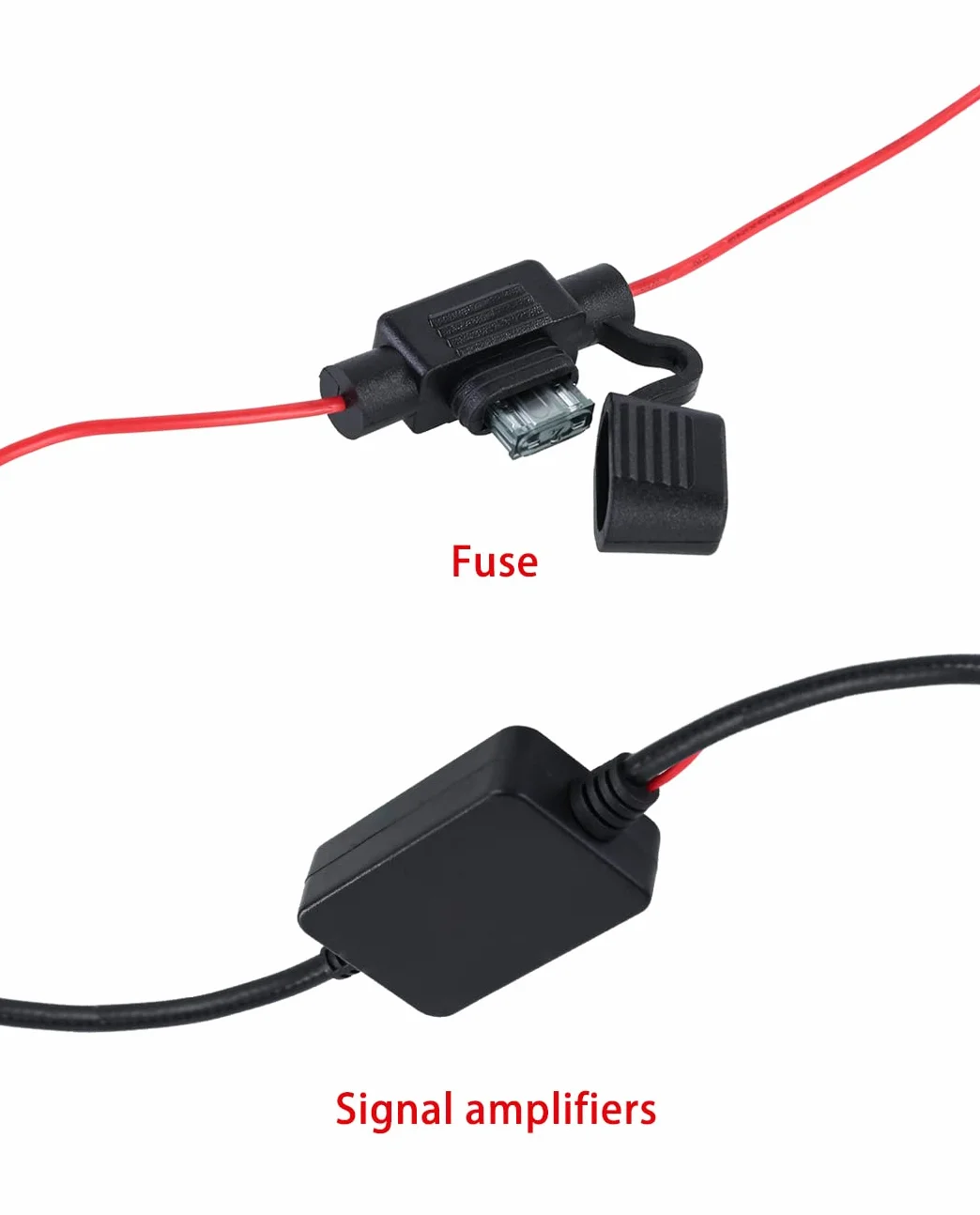 Vecys FM/AM DAB DAB+ Antena Samochodowa Wzmacniacz Sygnału Fakra Z Adapter Męski do żeńskiego 12V Digital Radio Antena Splitter Antena Wzmacniacz dla Audio Stereo Digital Car Radio