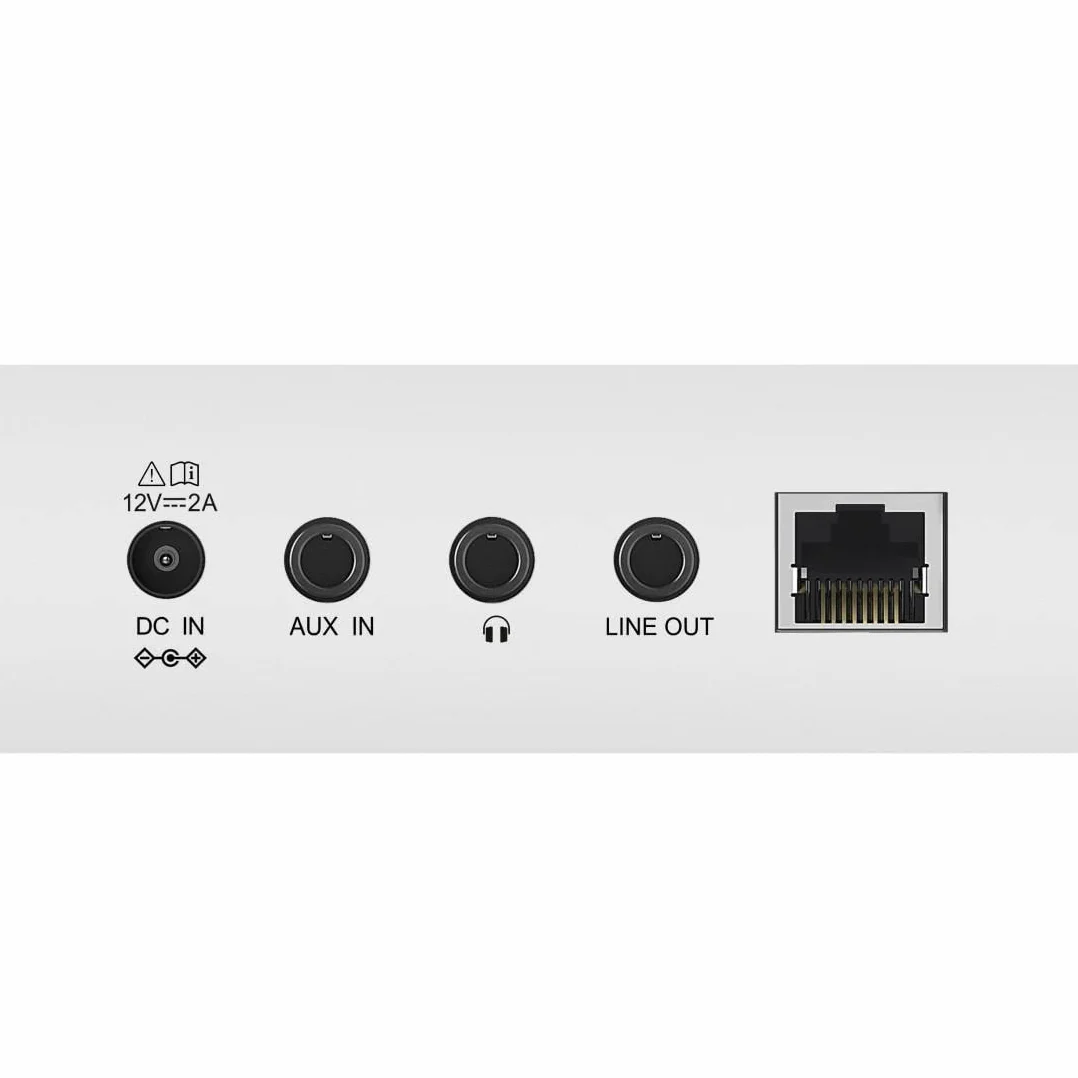 Hama Radio Cyfrowe DIR3300SBT FM/DAB/DAB+/INT/BT (radio internetowe, gniazdo USB A/F/jack 3,5mm, 2.4GHz/5GHz, 20 W, stereo, pilot, 24,5 x 15,5 x 15,5 cm, kabel 1,8m) białe