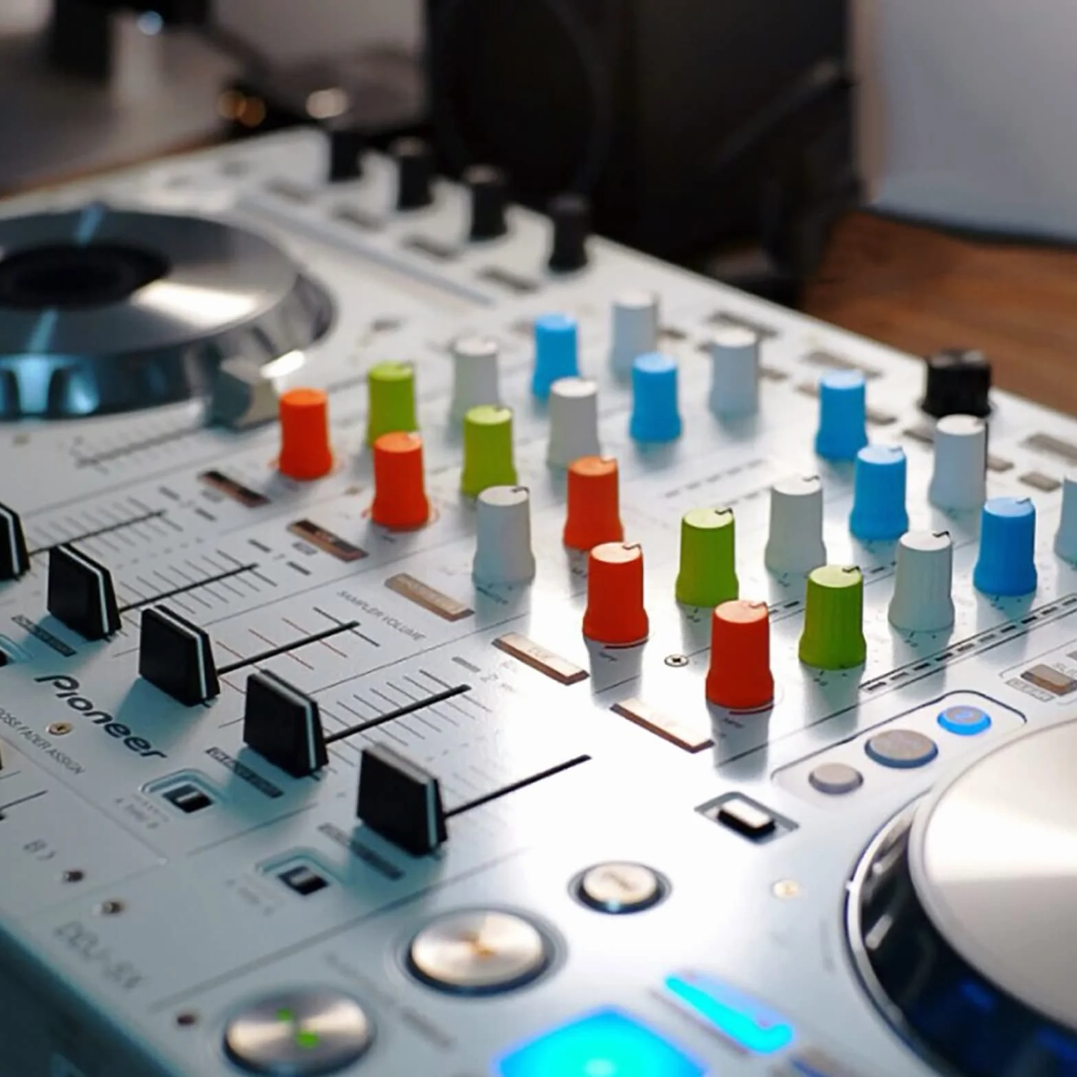 5 sztuk pokrętło obrotowe EQ zamiennik pokrętła potencjometru EQ popychacz do Pioneer DJ Mixer część naprawcza