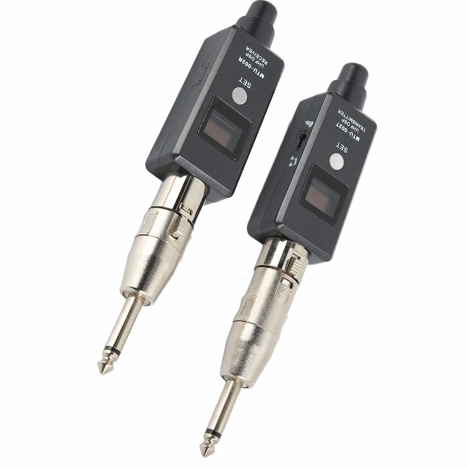 Bezprzewodowy System Mikrofonowy XLR Nadajnik Odbiornik Wbudowany Akumulator