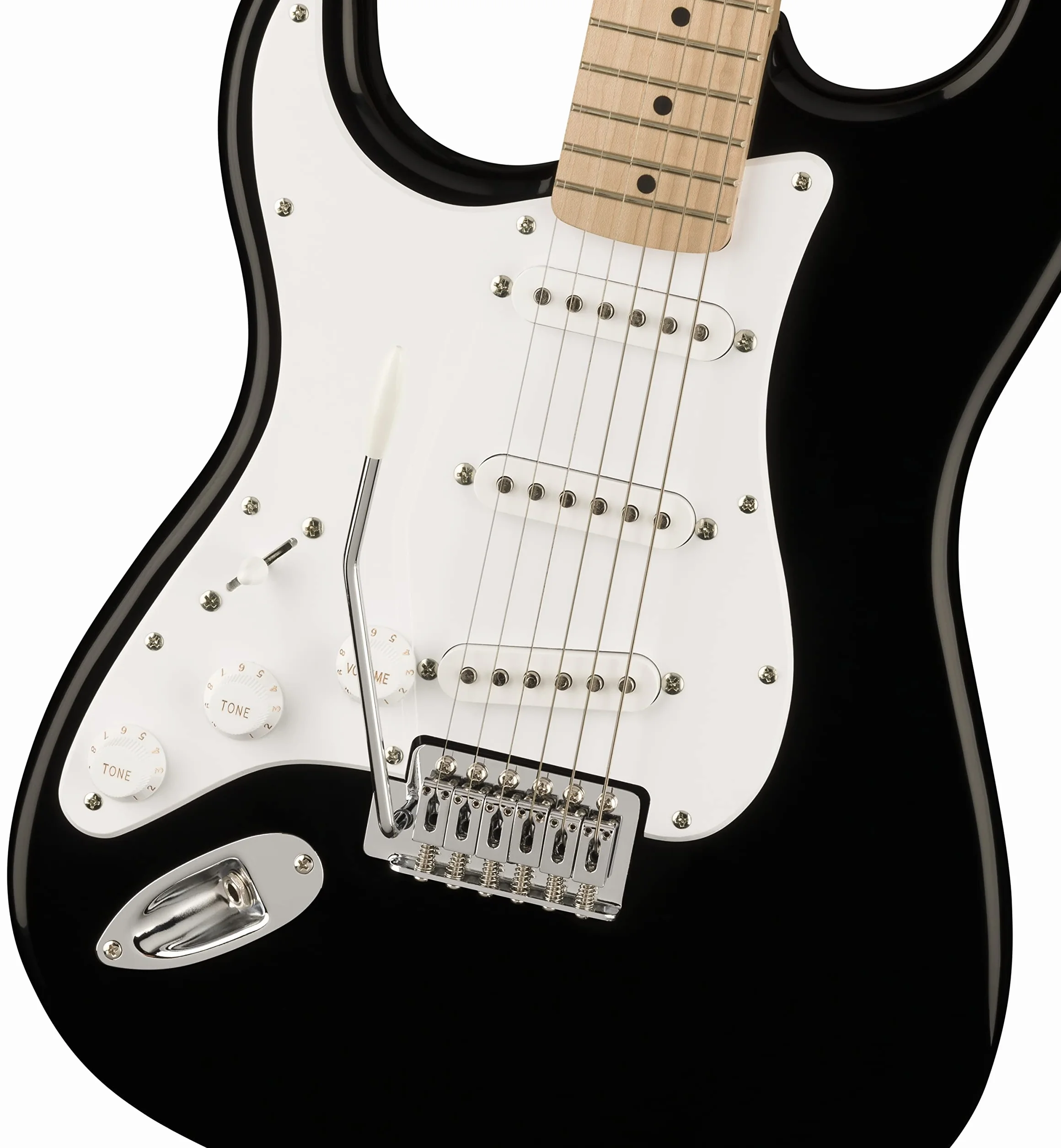 Squier Sonic Stratocaster MN Left-Hand (Black) - Gitara elektryczna