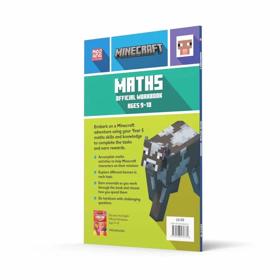 Minecraft Maths Ages 9-10: Official Workbook