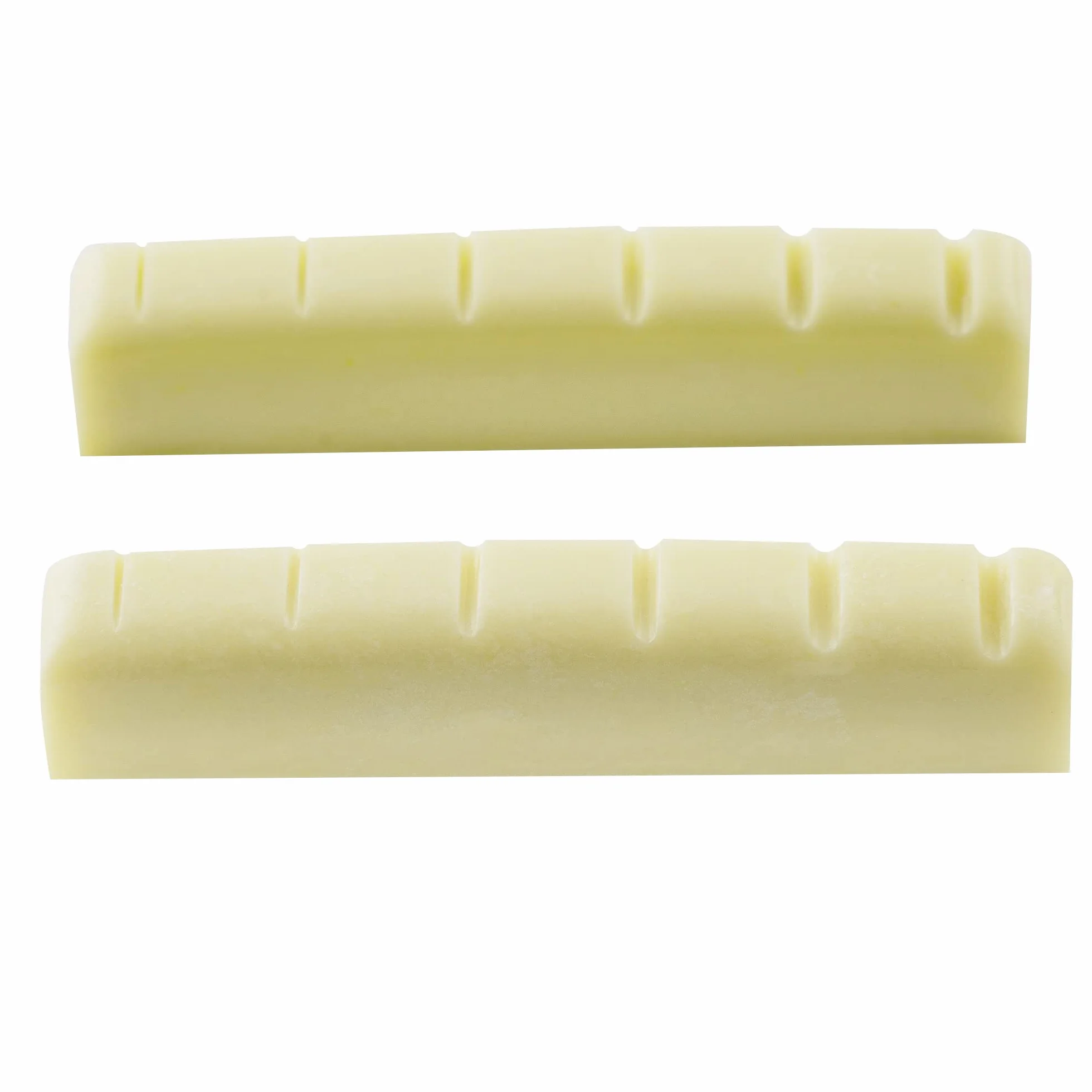 Musiclily Pro Plastik żywicy Mocznikowej 44mm Siodełko Gitarowe typu LP do Gitary Elektrycznej Les Paul, Kość Słoniowa(2 szt.)