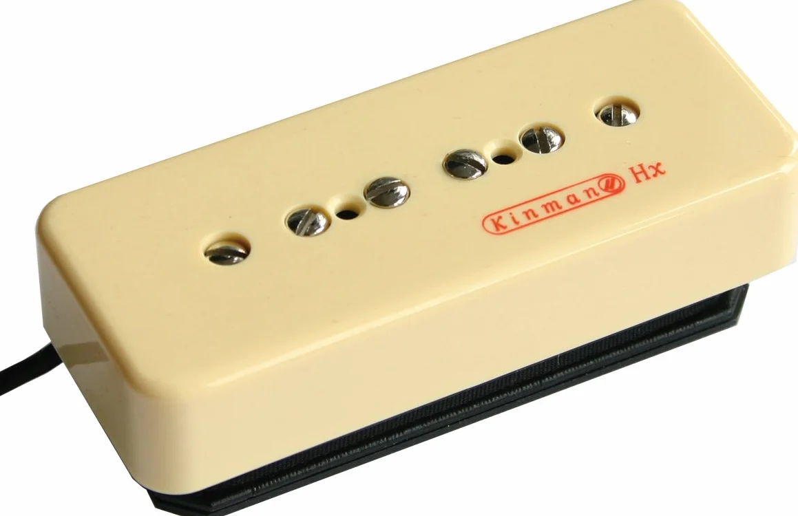 Kinman Pickup P-90 HX Sweet Neck - Pojedynczy rękaw Pozycyjny Pickup - Kremowy