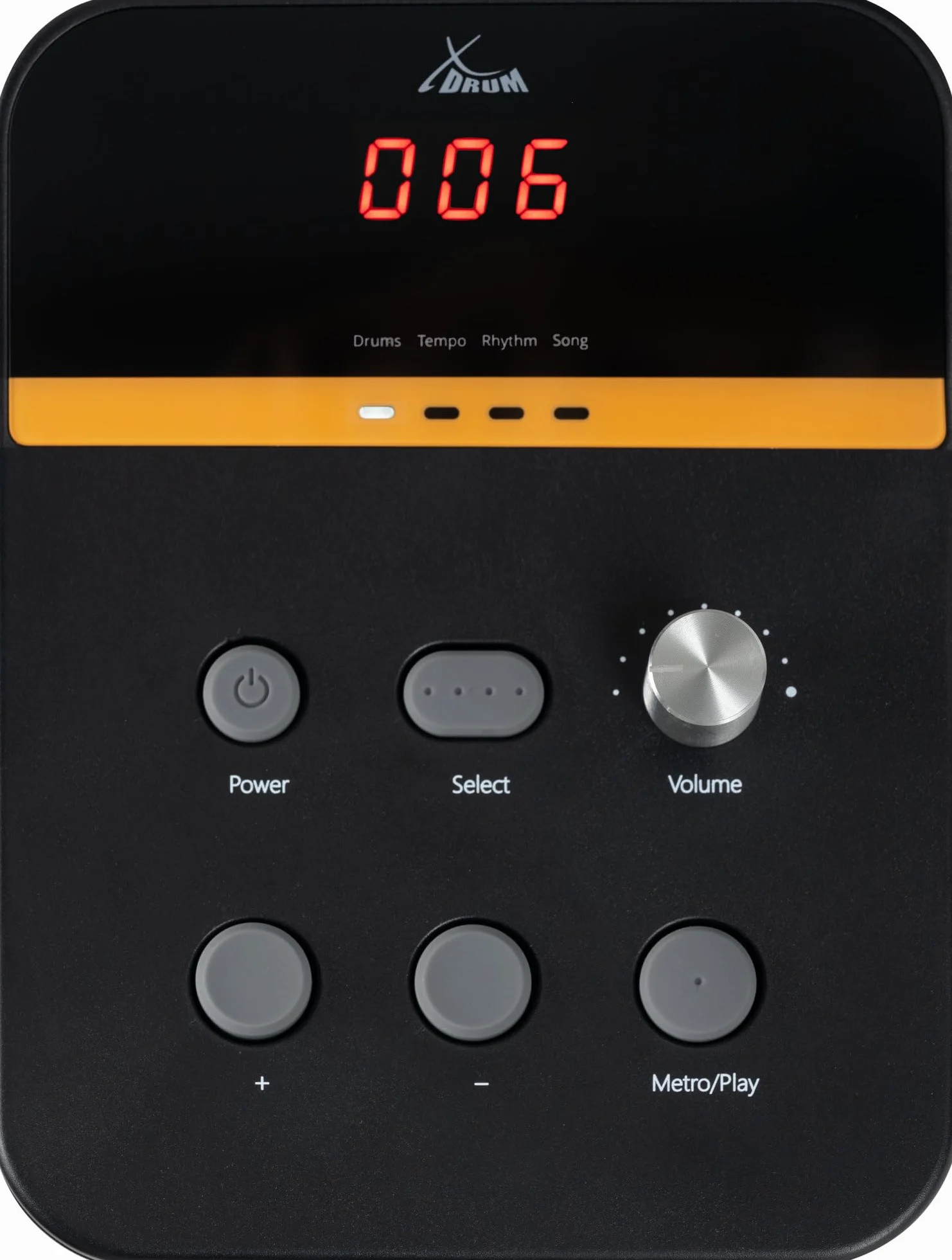 XDrum DD-250 zestaw perkusyjny z głowicami siatkowymi – perkusja elektroniczna z 4 podkładkami z siateczki, 3 podkładkami na talerze, kontrolerem nożnym Kick & Snare, Rack & Sticks – 12 zestawów z 68