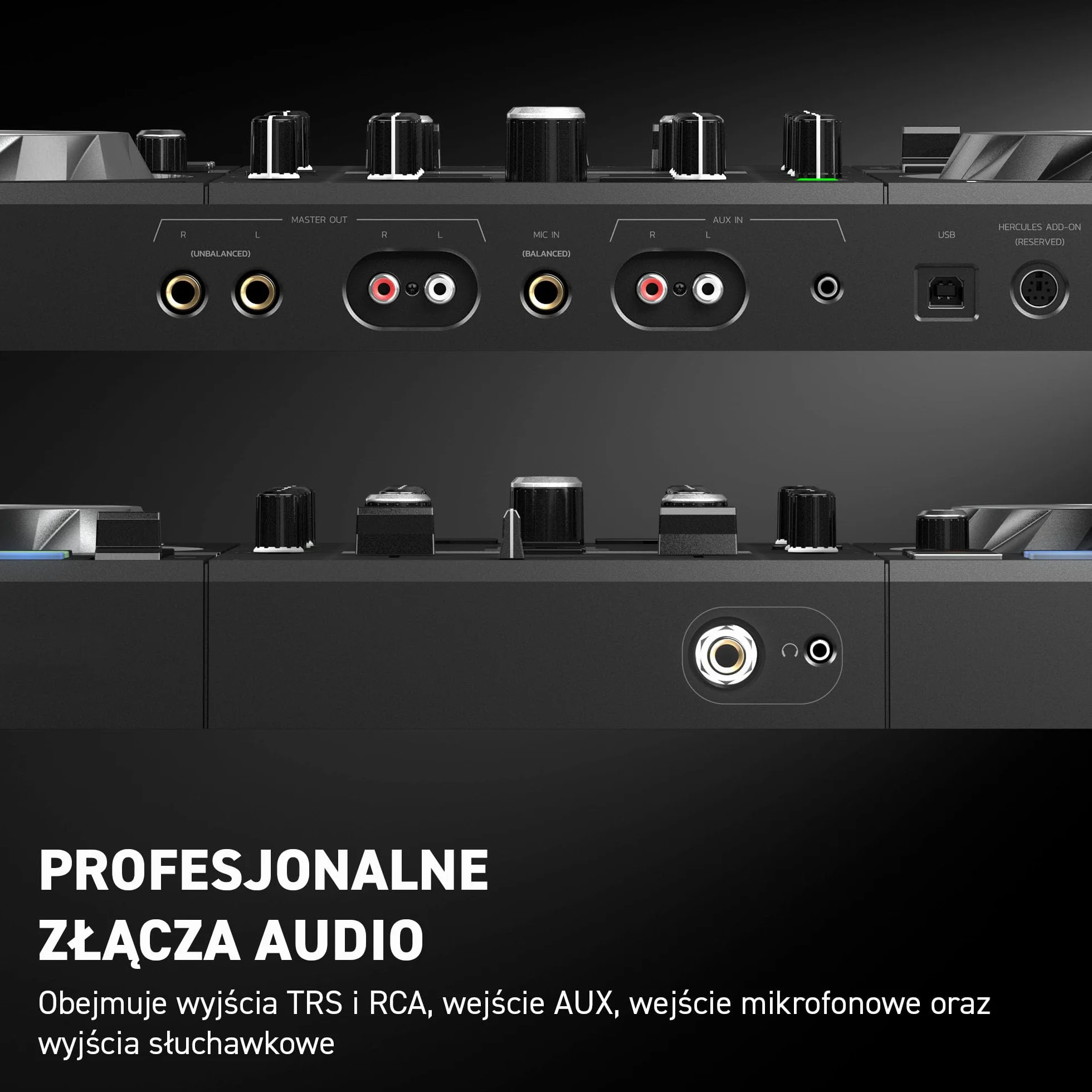 Hercules DJControl Inpulse 500 – 2-kanałowy kontroler DJ z interfejsem audio, efektami świetlnymi, kompatybilny z Serato DJ Pro i DJUCED, dla początkujących i zaawansowanych DJ-ó