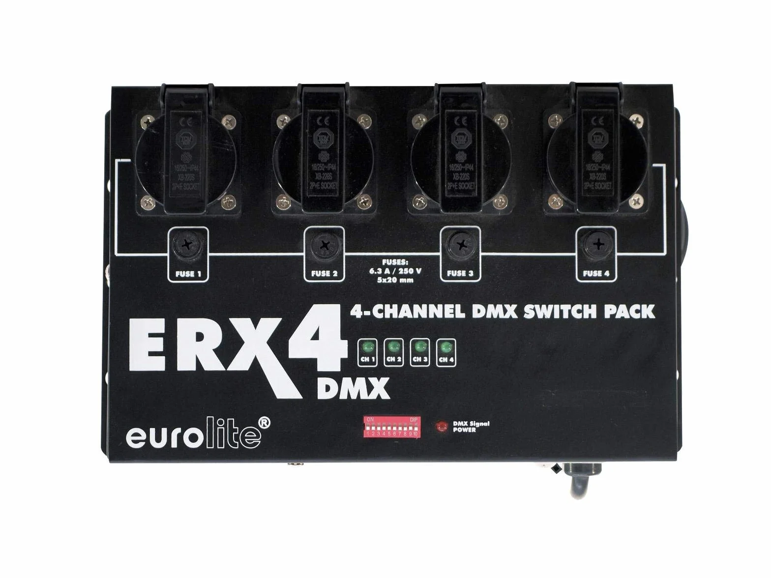 Eurolite ERX-4 DMX Switchpack 4-Channel for LED Effekte - Switchpack